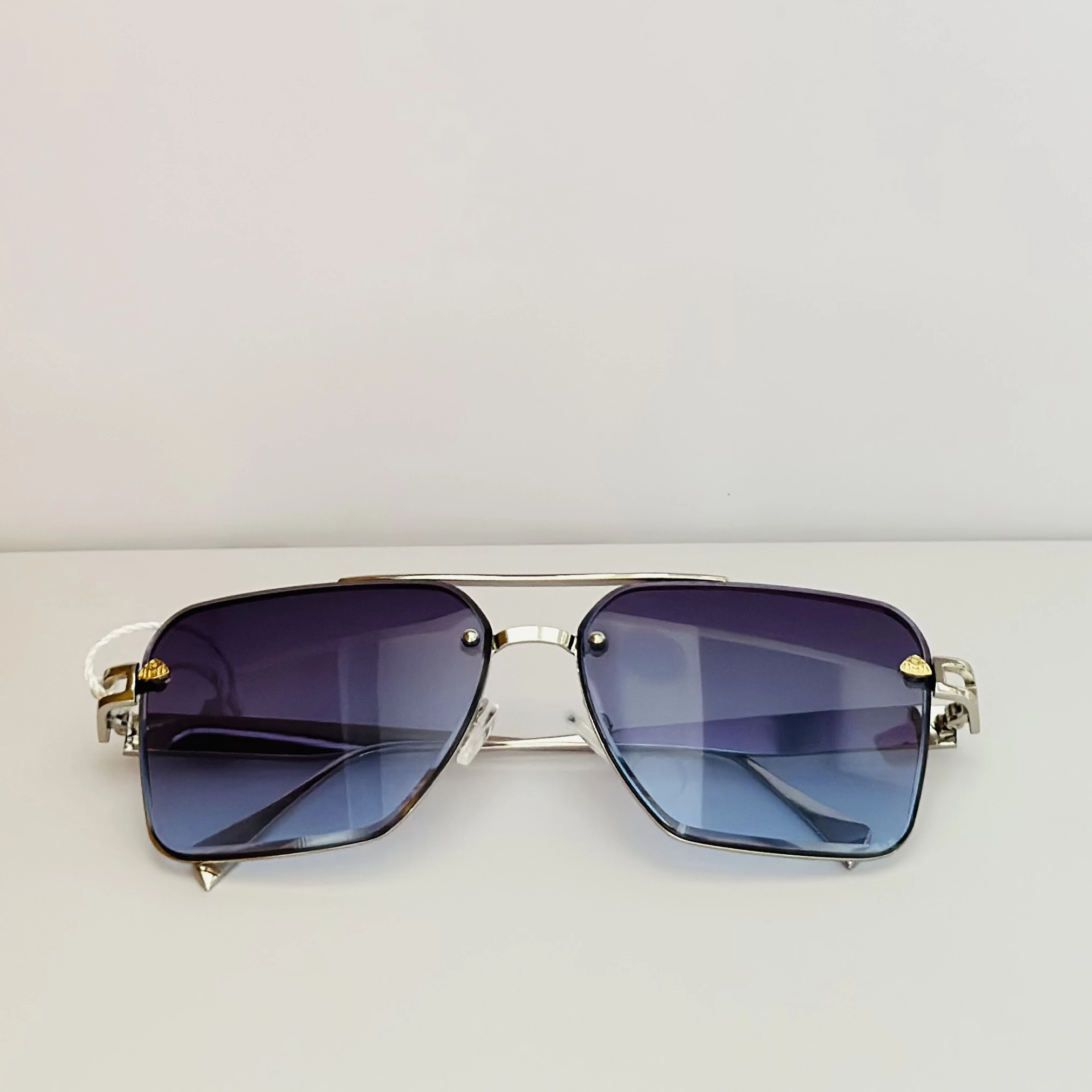 frameless aviator sunglasses