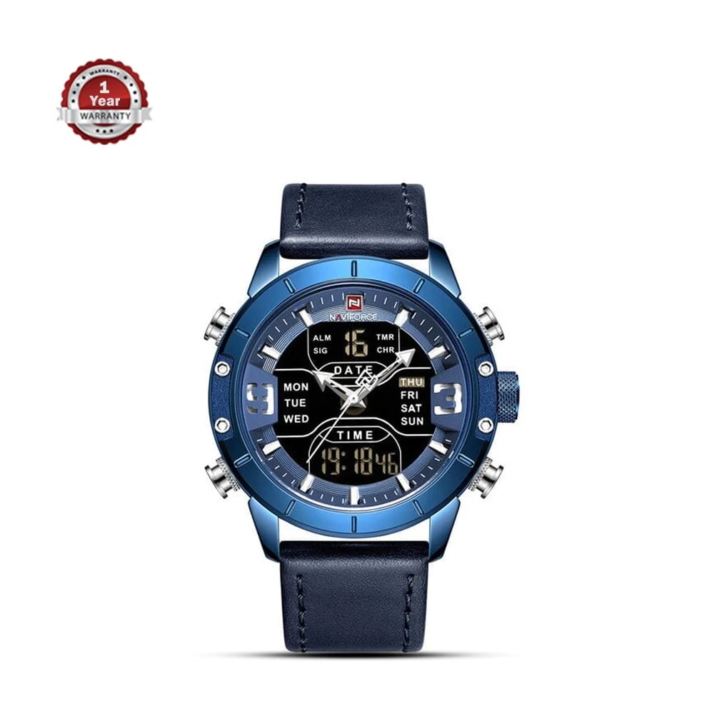 Analog digital men's watch.
