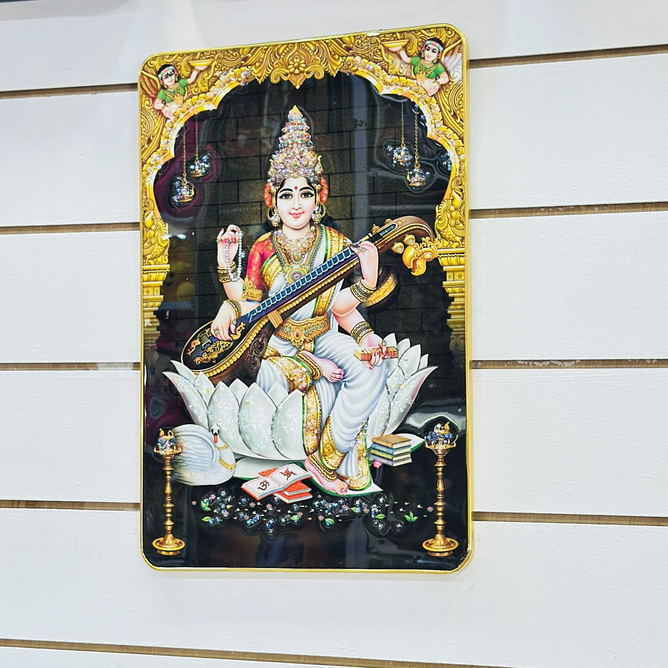 Hindu goddess Saraswati,…..X0B733