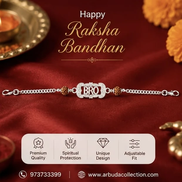 Bhai Nam Designer Rakhi