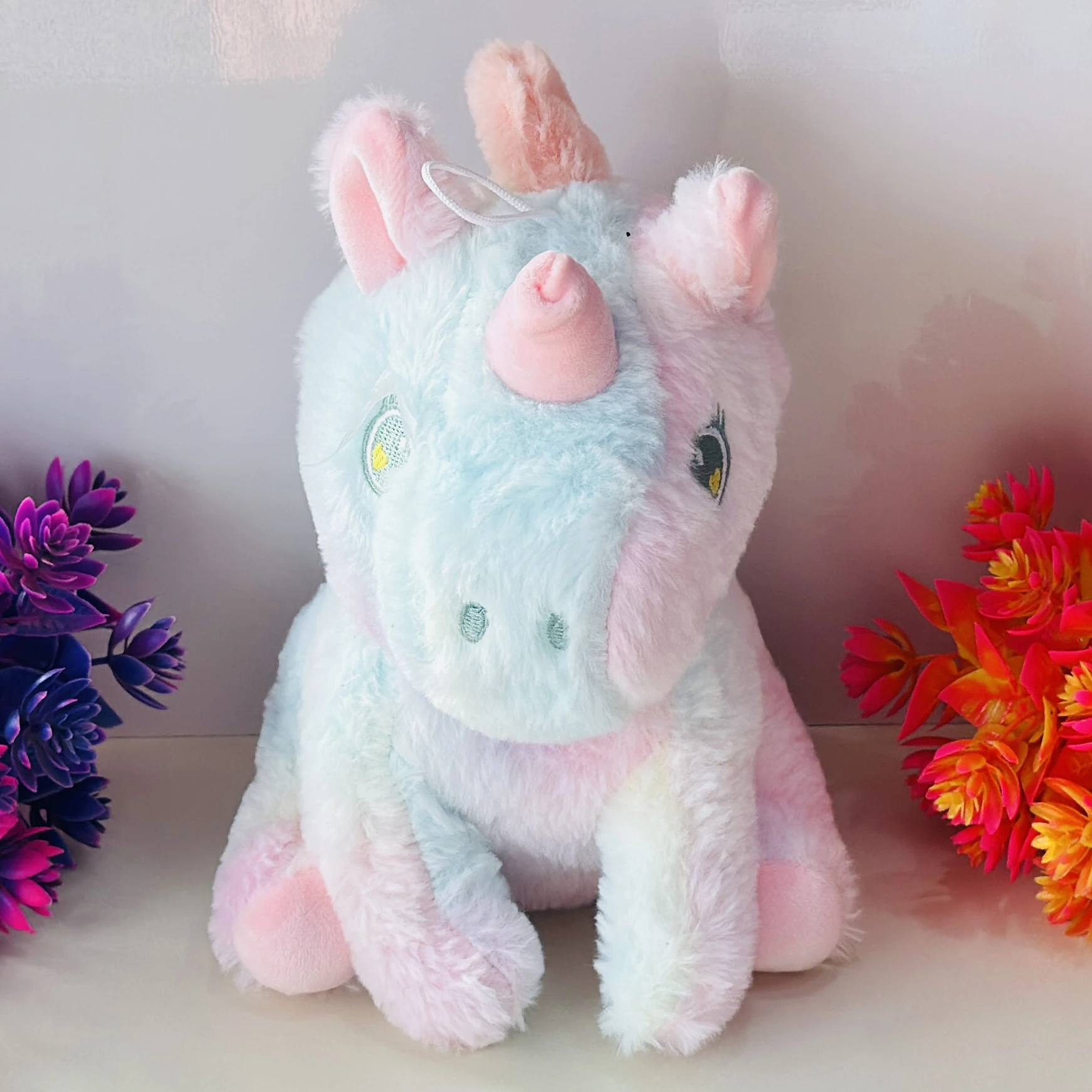 plush, stuffed unicorn toy