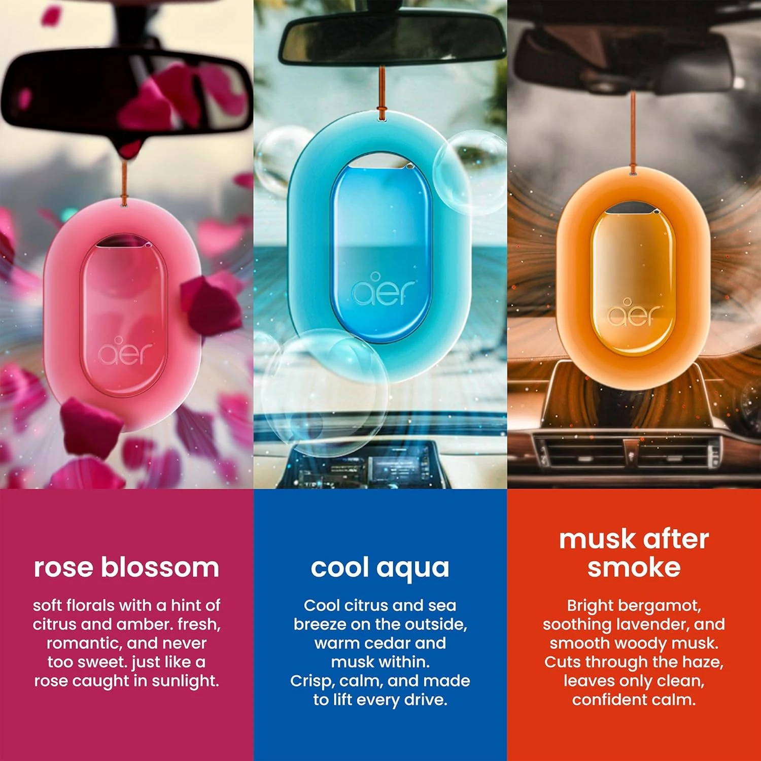 Car Air Freshener - Rose Blossom