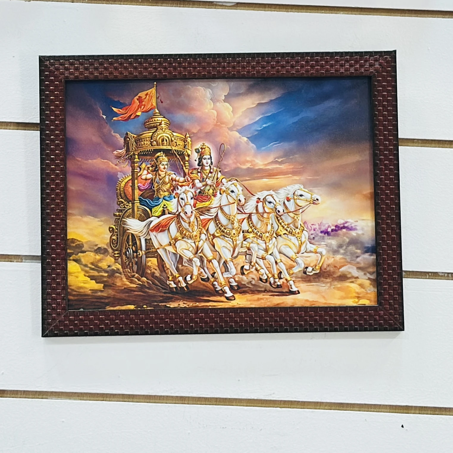 "Krishna Arjun Rath" painting. LYDLAW