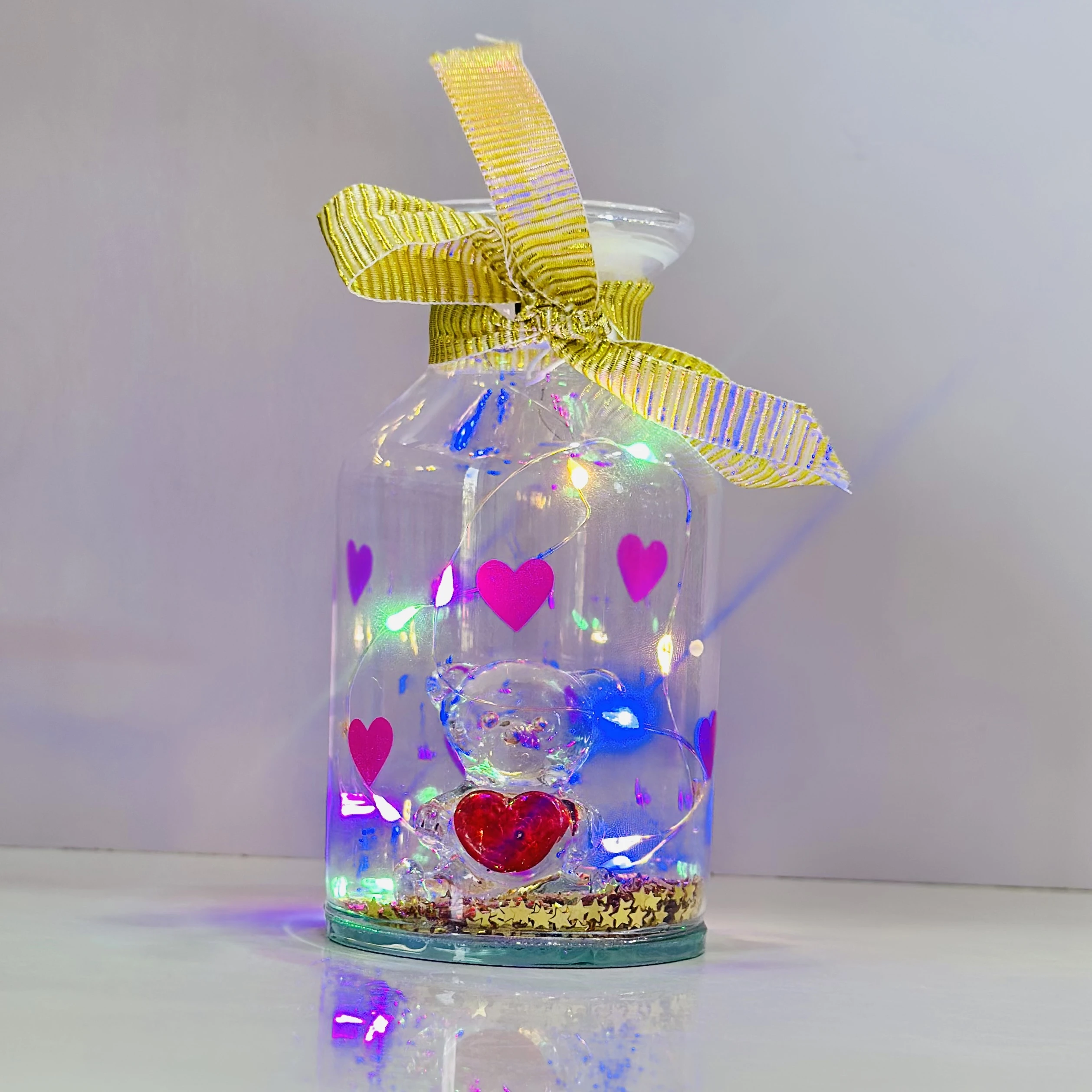 Glass Bottle with Wire String LED Light for Your Loved Ones(SKU-ABE5YQ)