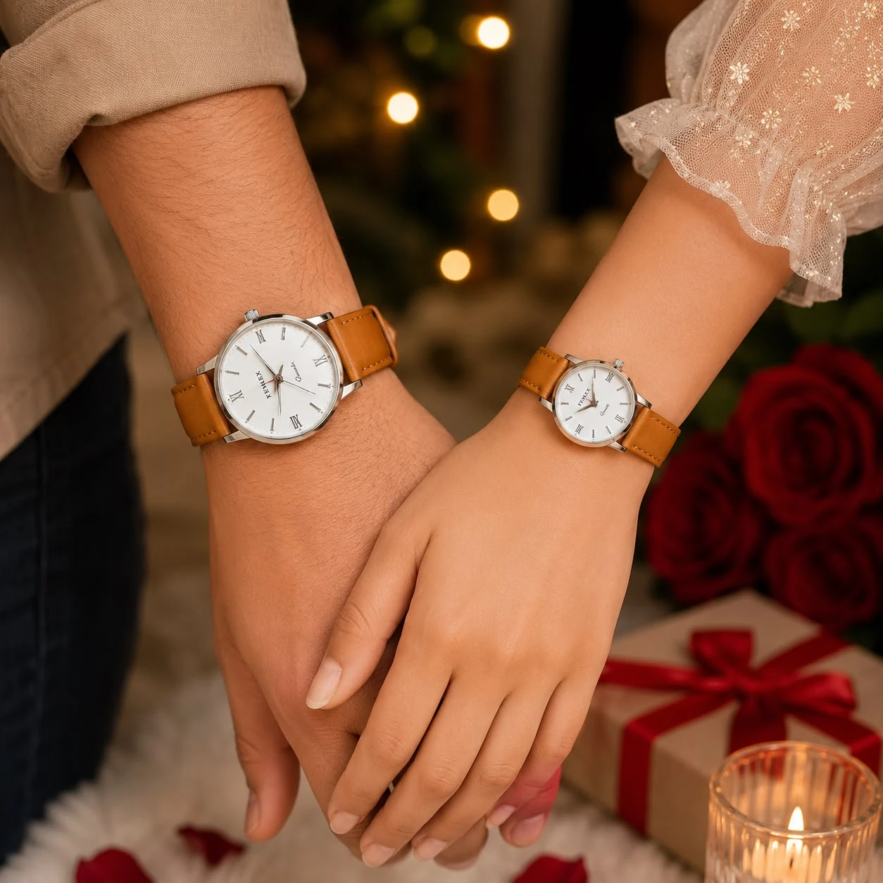 Elegant Matching Couple Watches