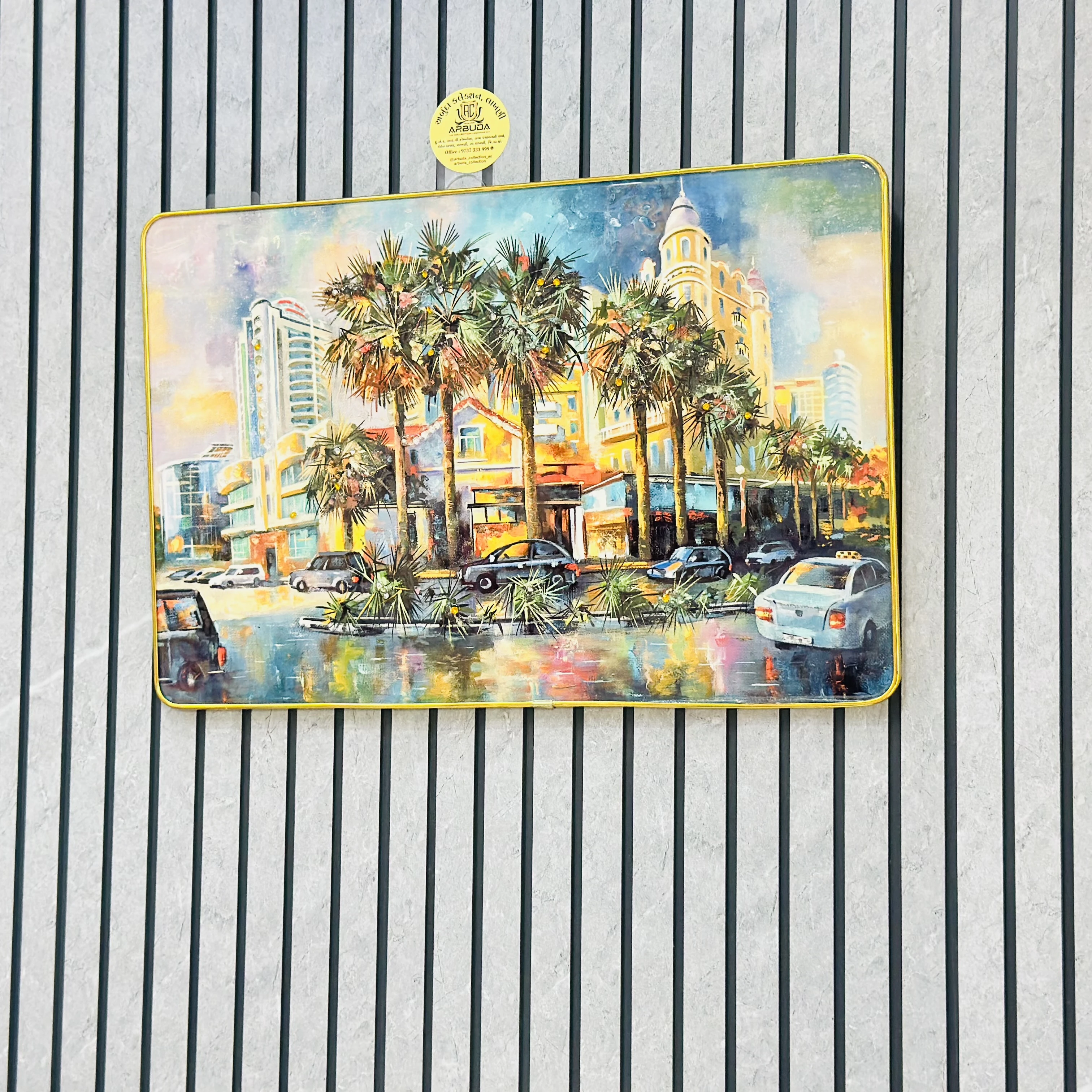 Cityscape canvas wall art(SKU-5I51G1)
