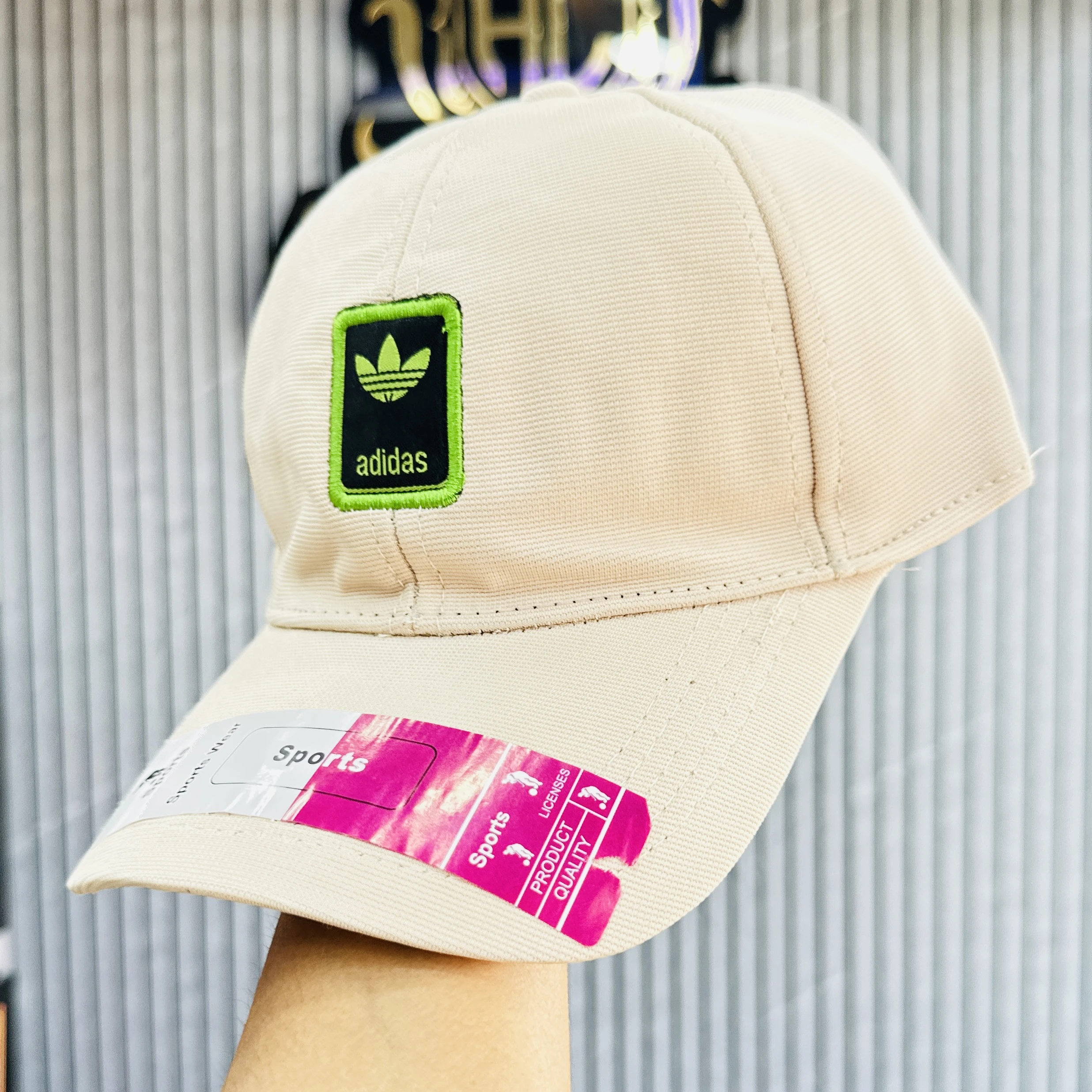 Adidas Originals beige baseball cap