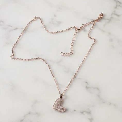 Rose  gold-plated necklace
