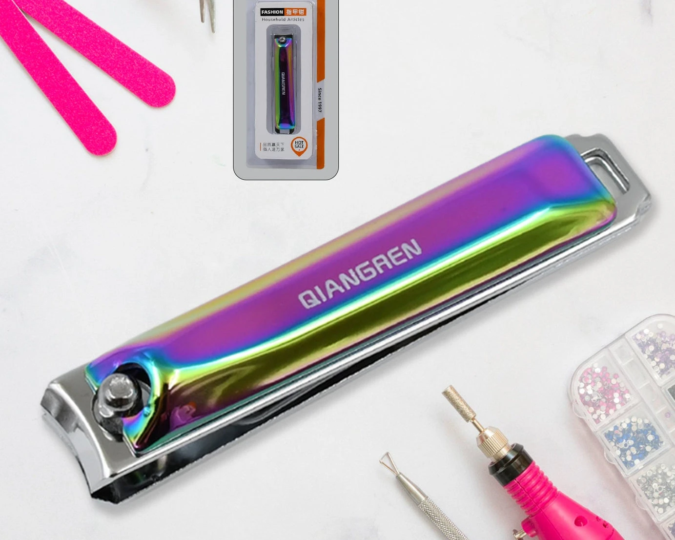 Stainless Steel Folding Portable Large Nail Clippers