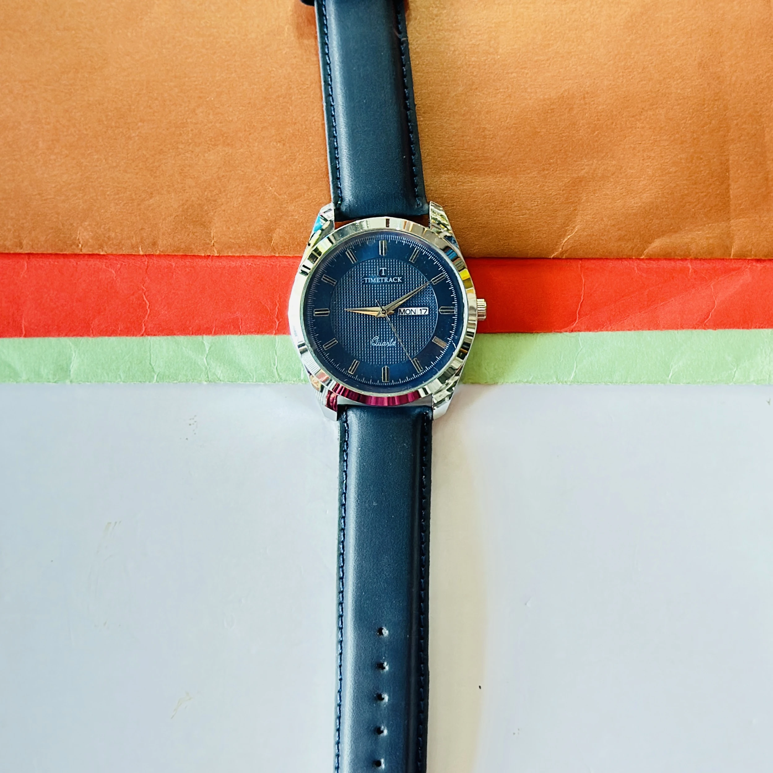 Analog Blue Dial Men's Watch