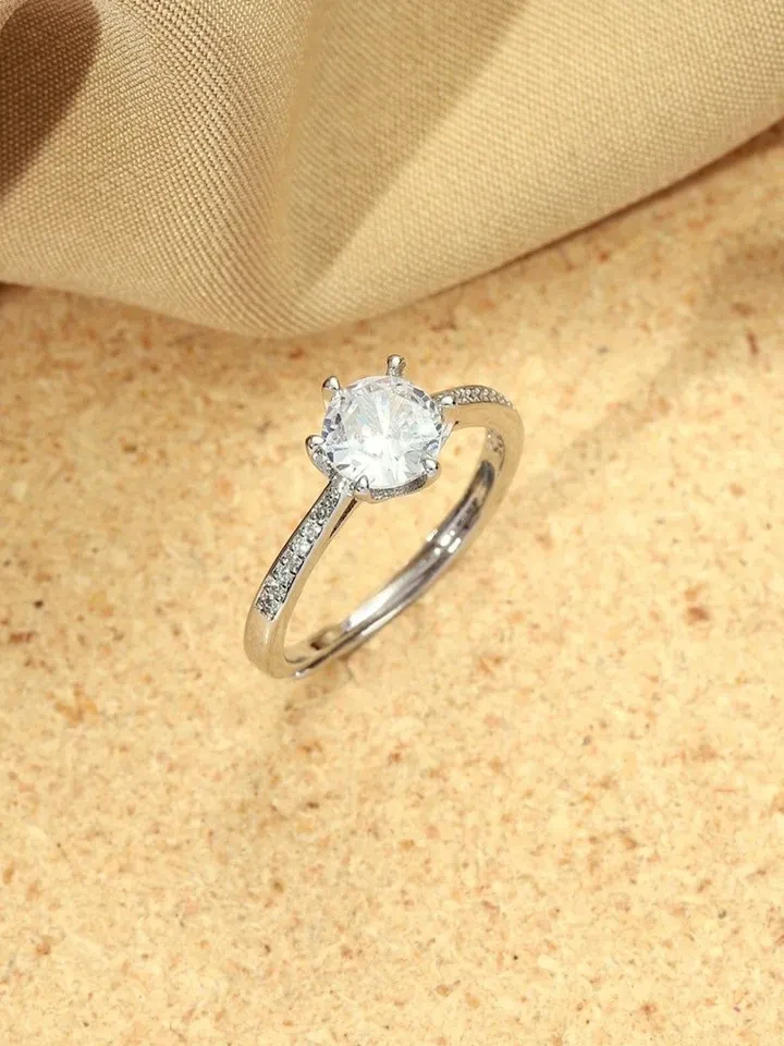 Sterling Silver Bling Ring
