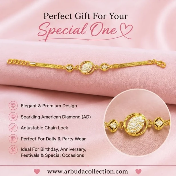 Gold plated Rakhi