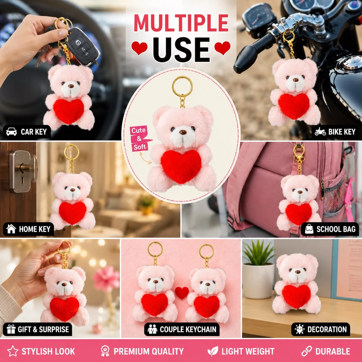 Cute Taddy keychain