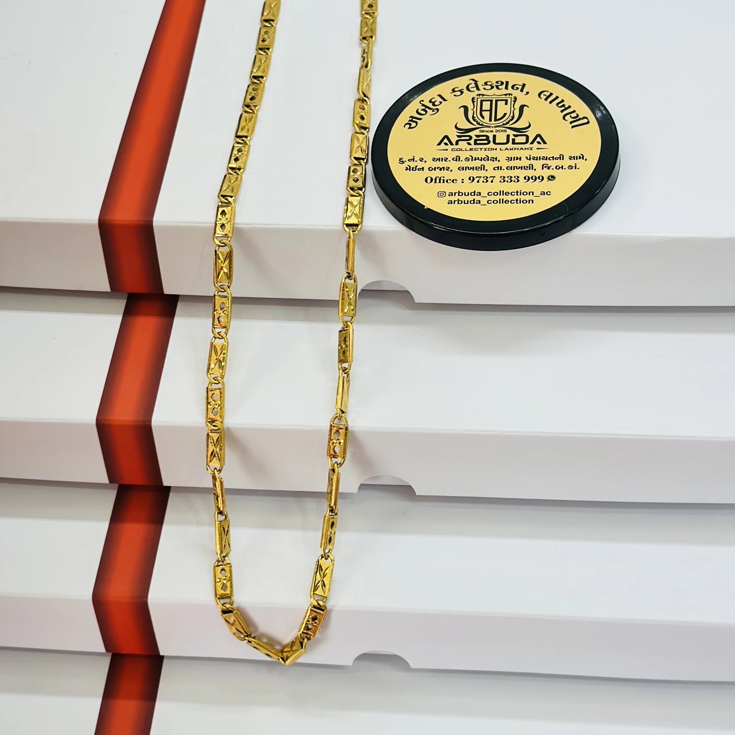 Gold plated design chain