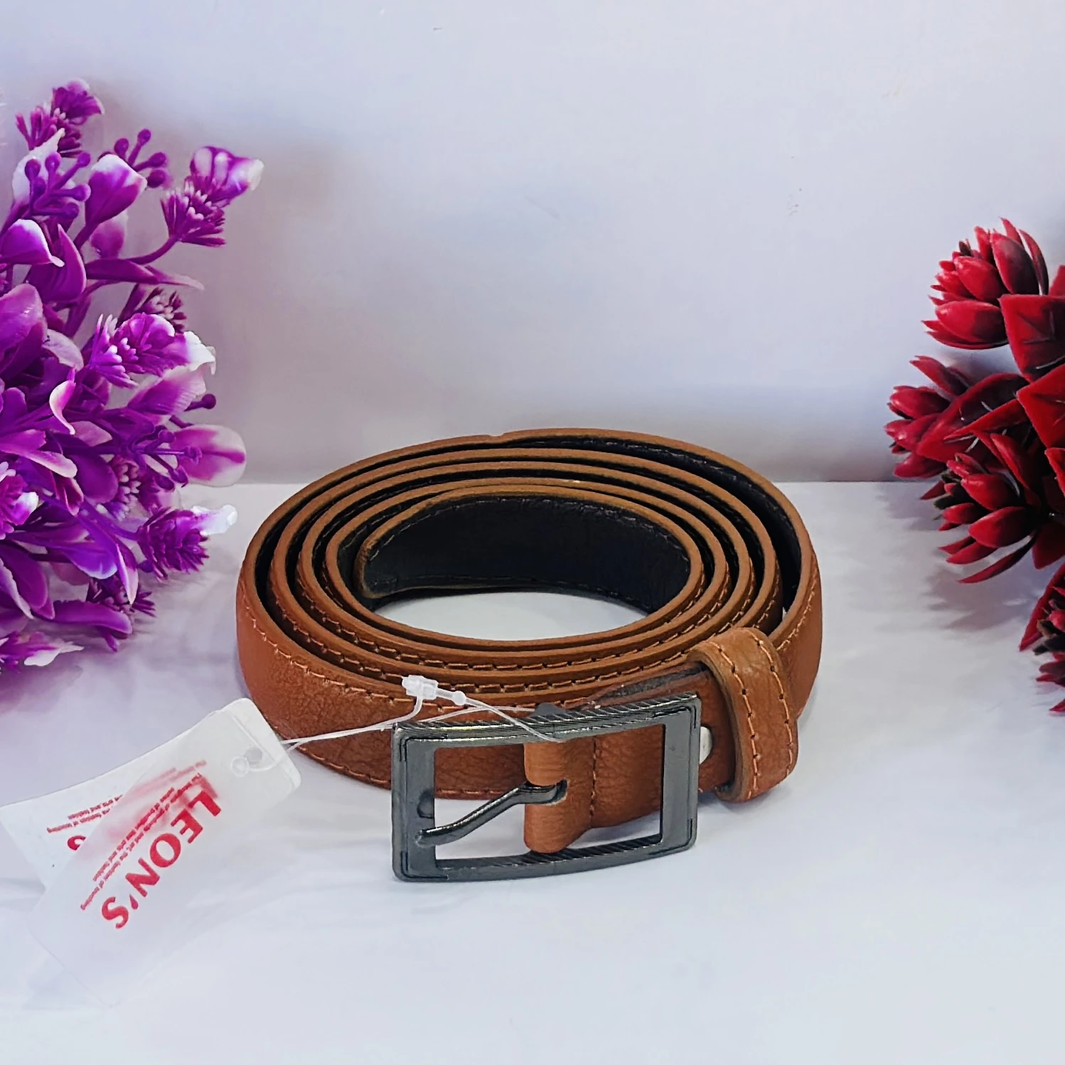 Leon's tan genuine leather belt