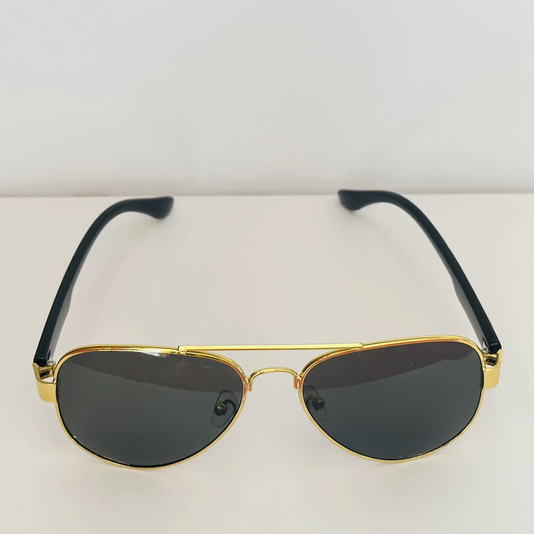 Black aviator sunglasses
