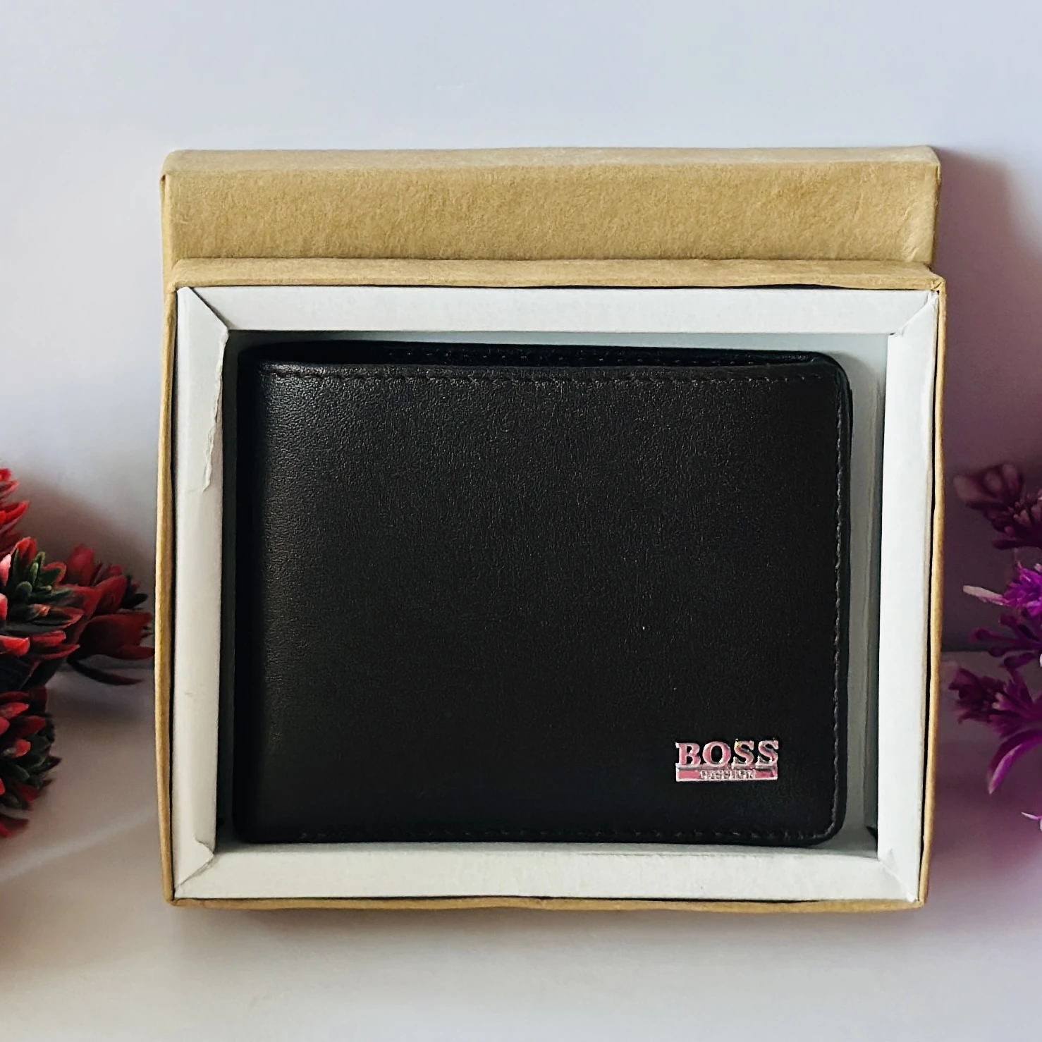 BOSS Classic Smooth leather bifold wallet