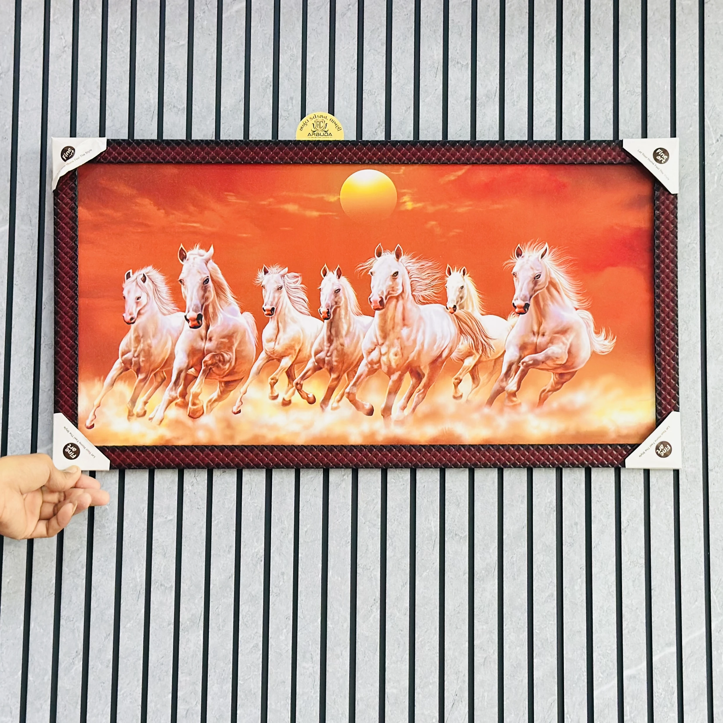 Seven Horses vastu frame wall art (SKU-5UM7BT)