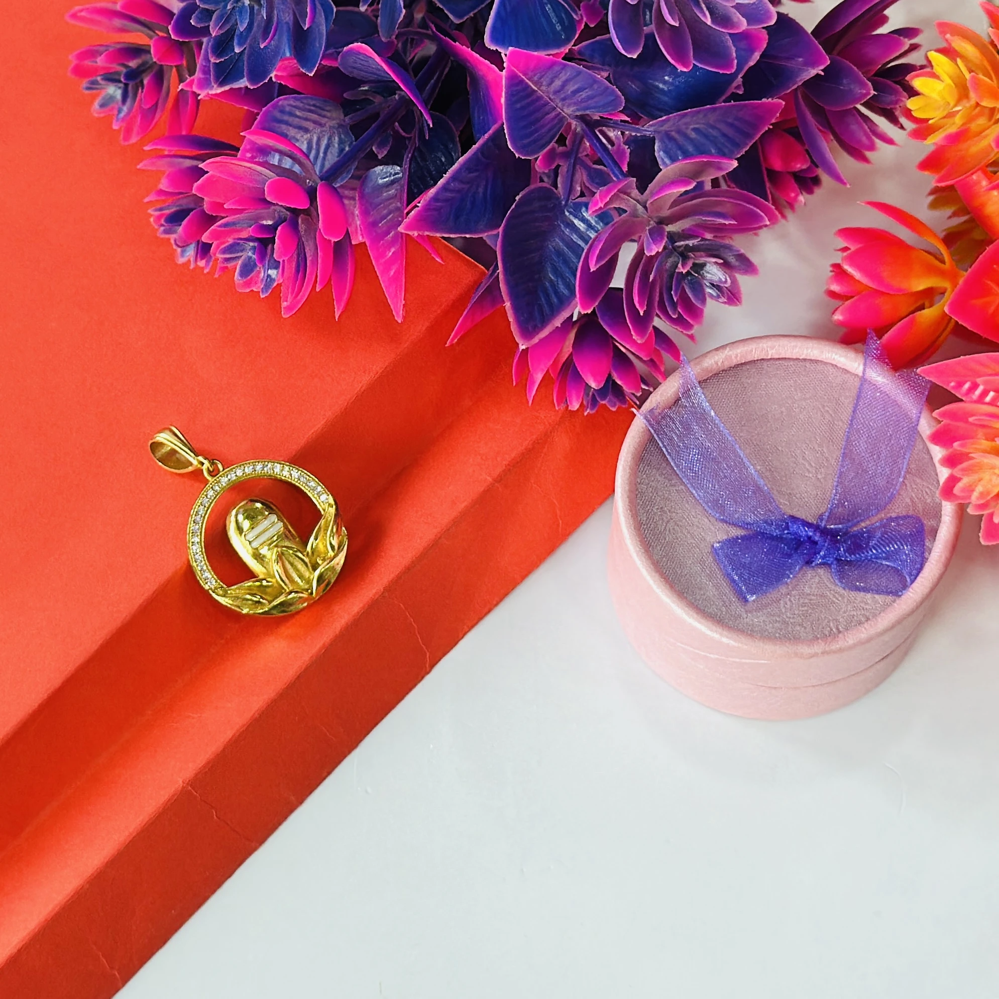 Gold plated pendant