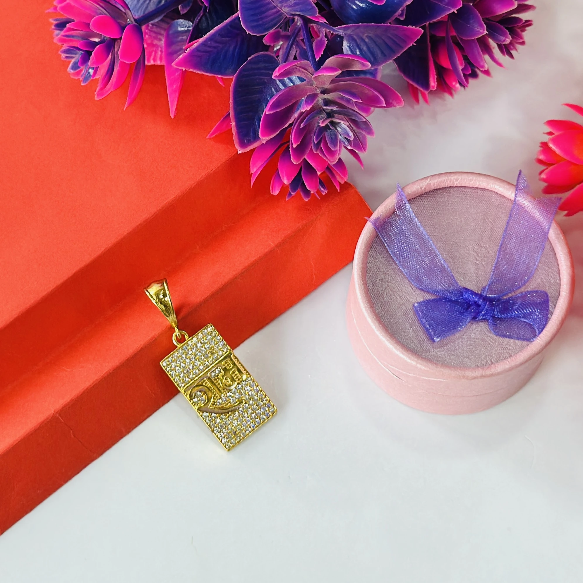 Gold plated pendant