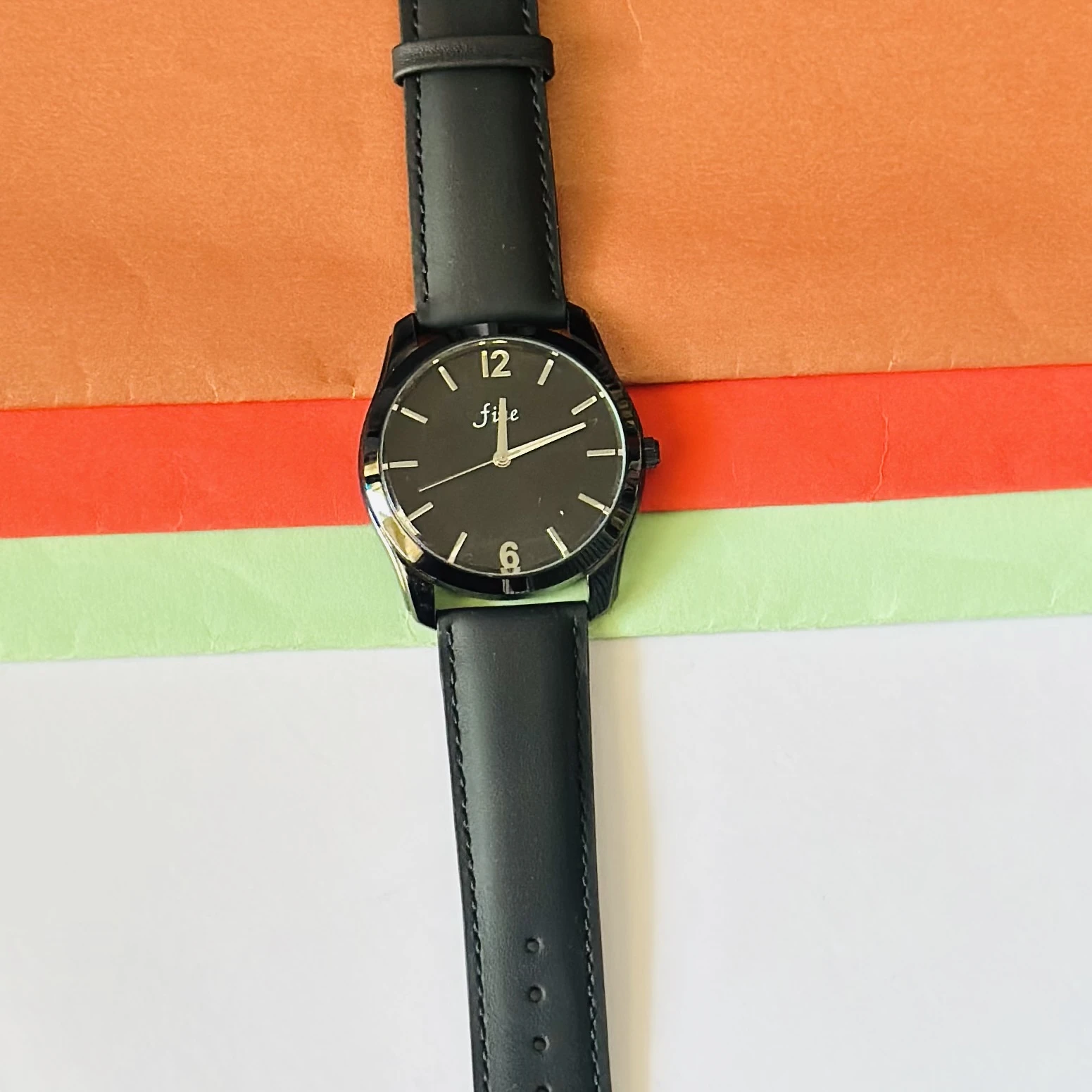 Analog Black Dial Men's Watch
