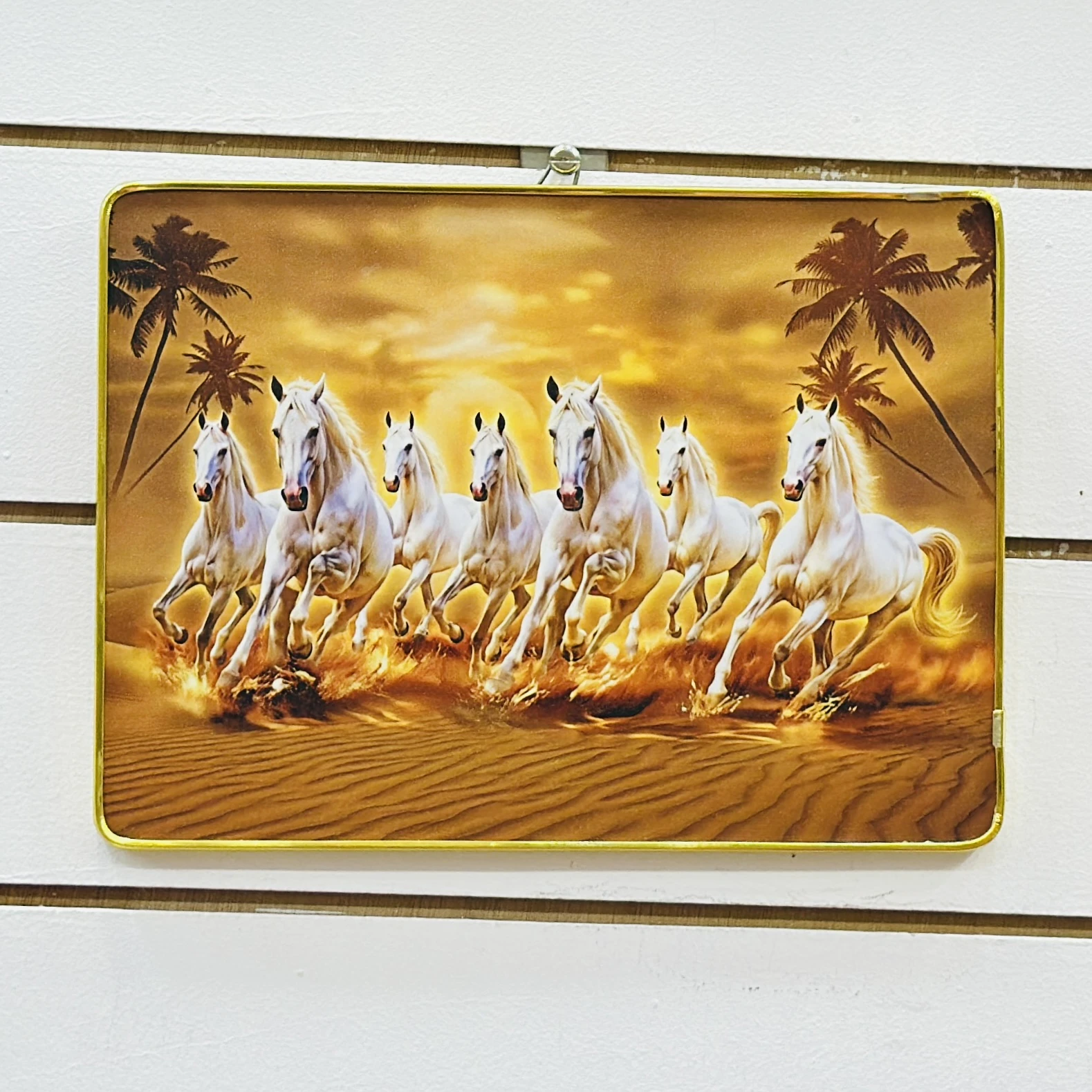 Seven Horses Vastu Painting….. A8MOMT