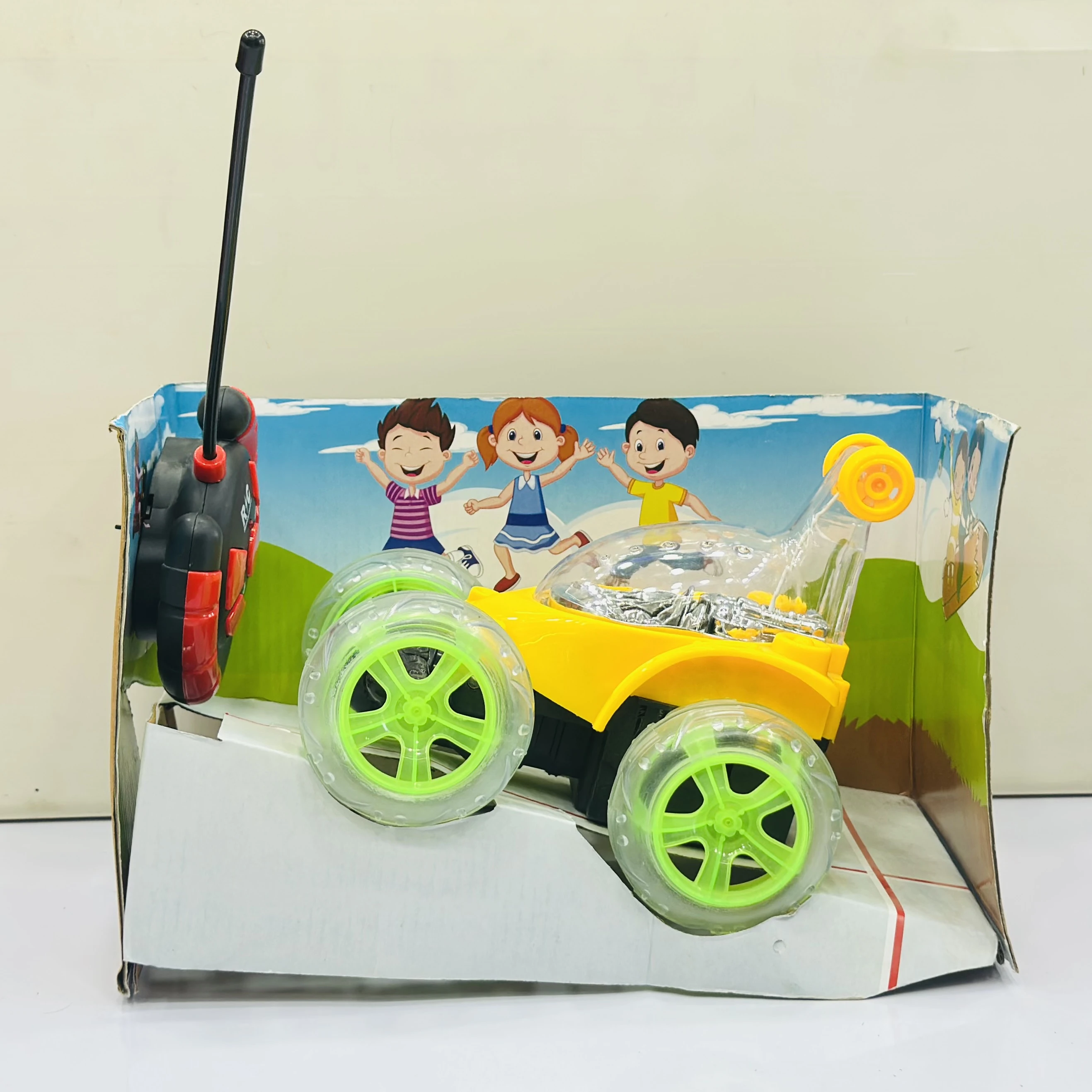 Remote control stunt car