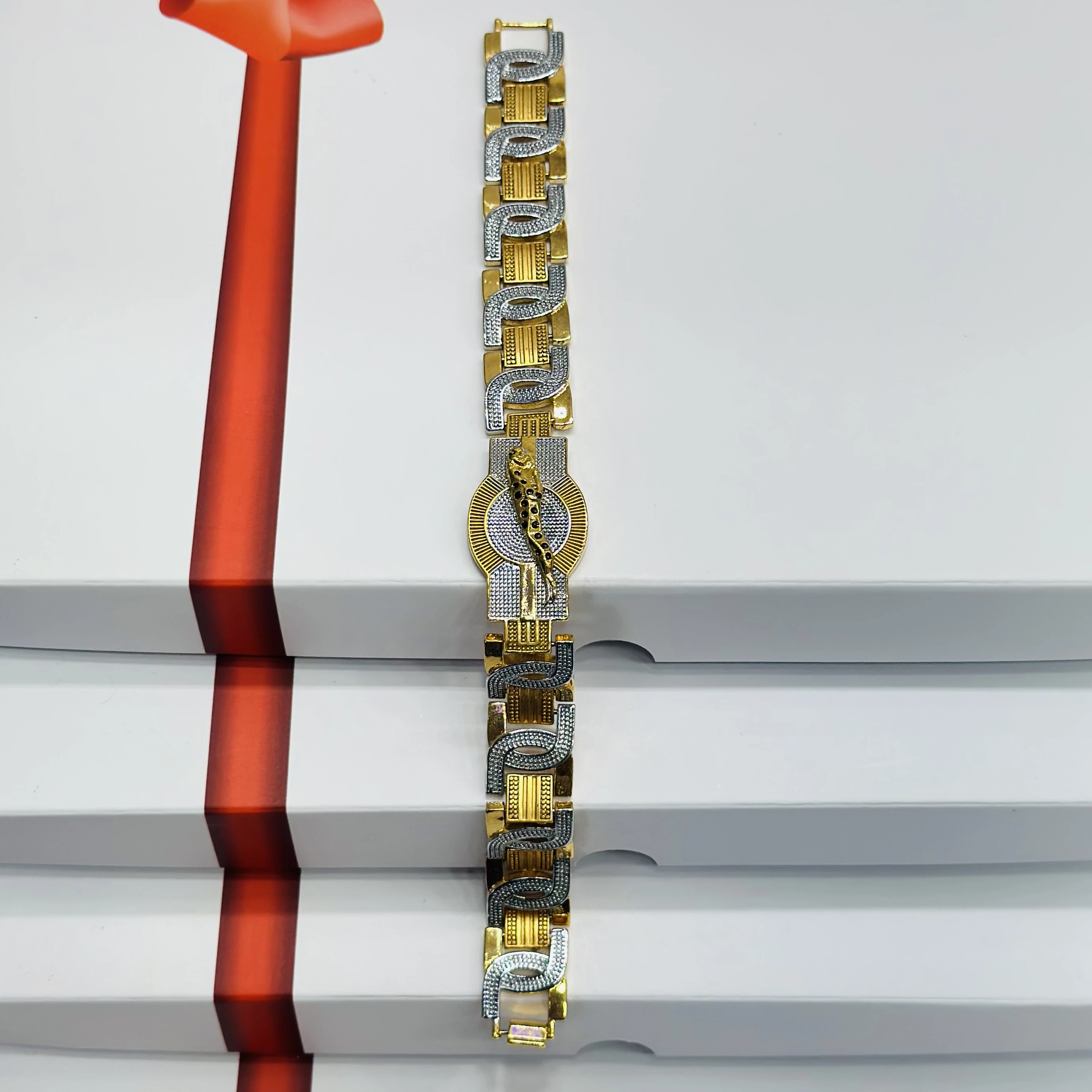 1 GRAM GOLD DIAMOND BRACELET FOR MEN