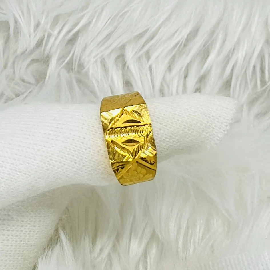 Gold plated or gold men's ring