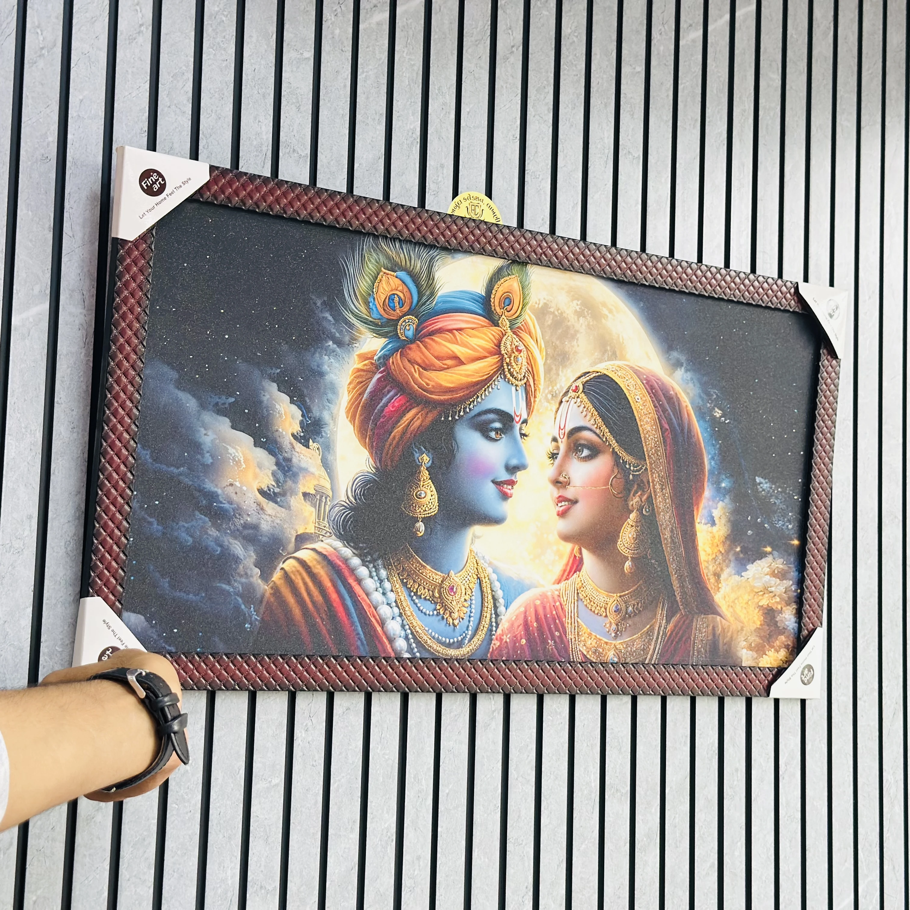 રાધા ક્રિશ્રના વોલ આર્ટ (SKU-VPR9N8)