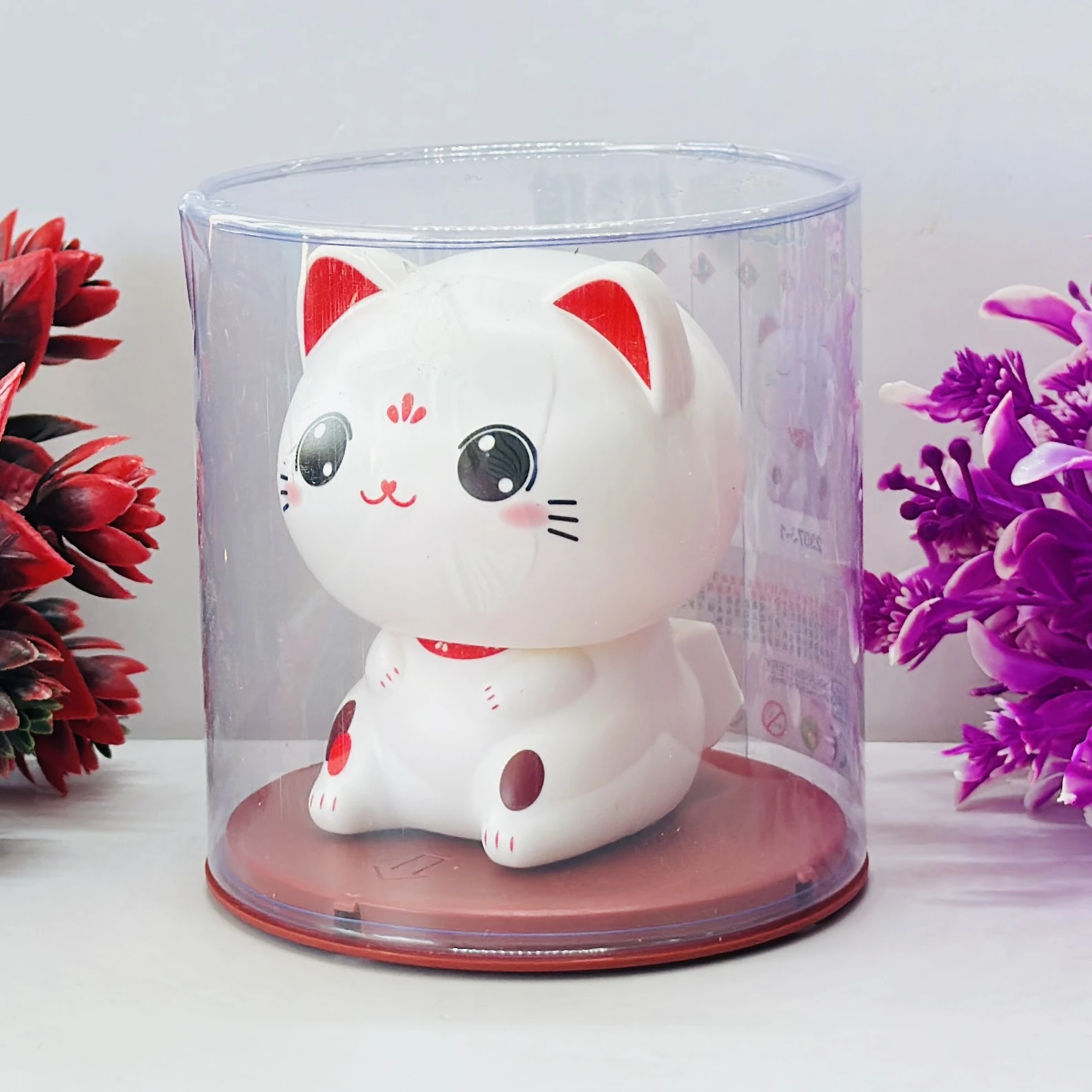 Mini Solar Head Shaking Lucky Cat