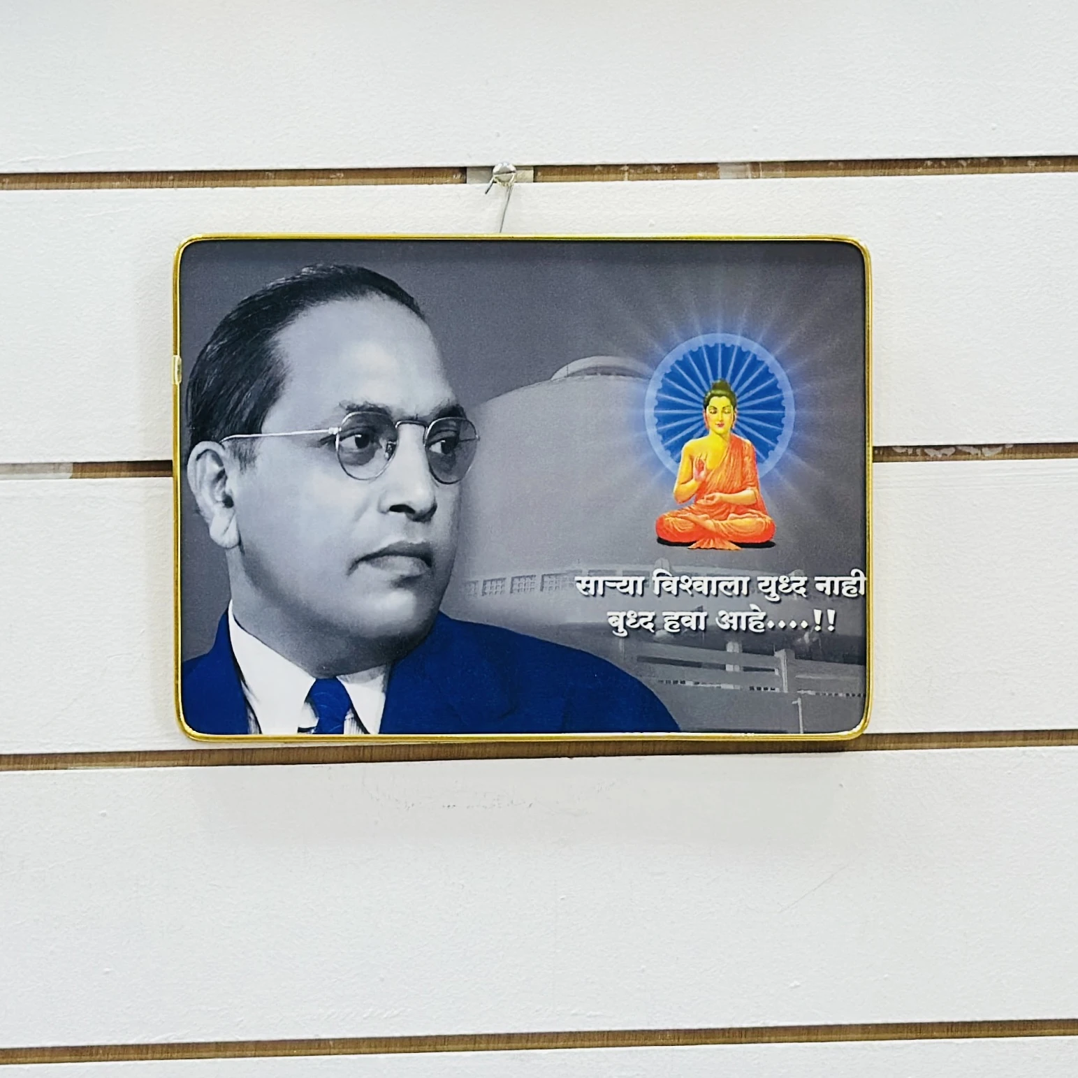 Buddha Ambedkar Poster.   3NWL93