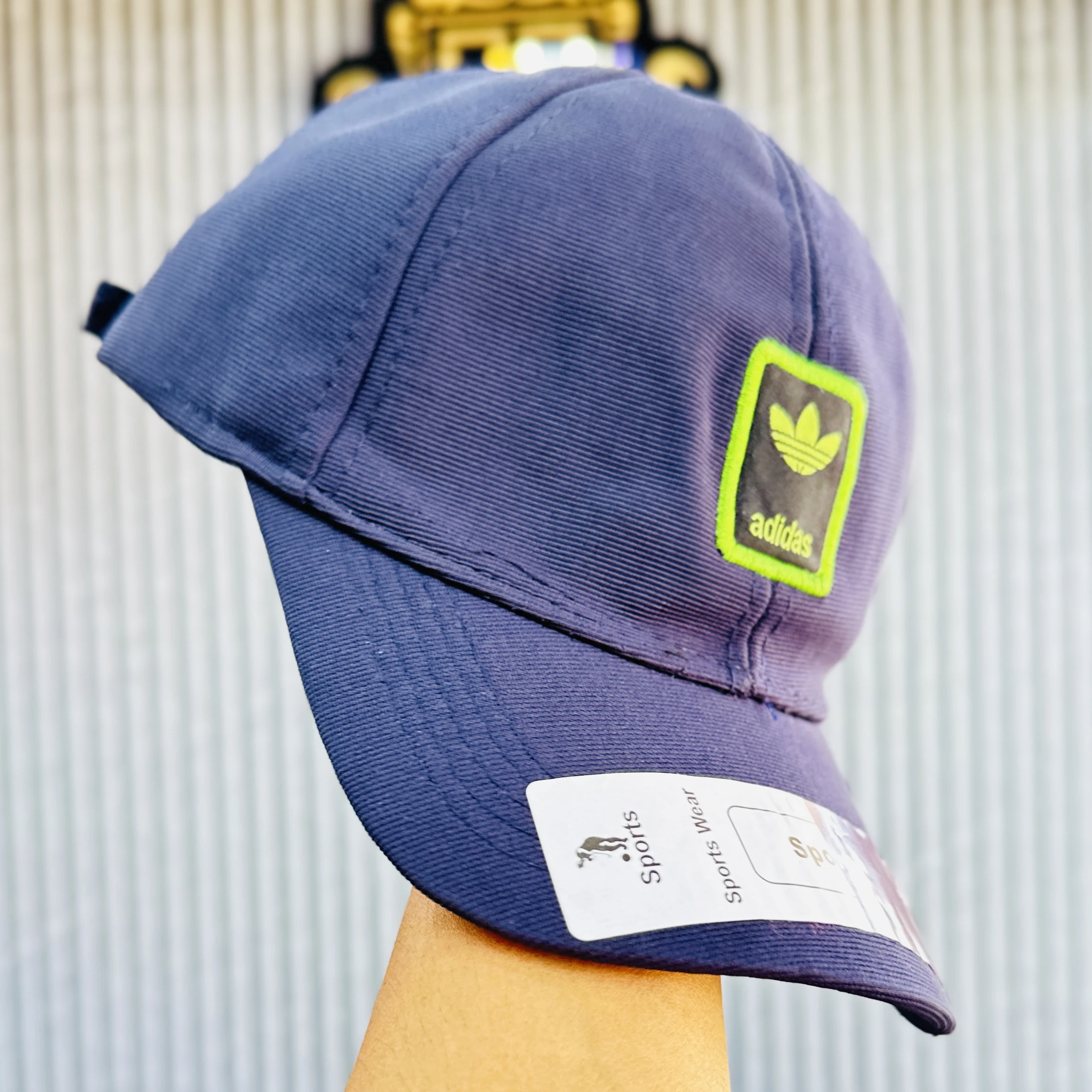 Blue Adidas baseball cap
