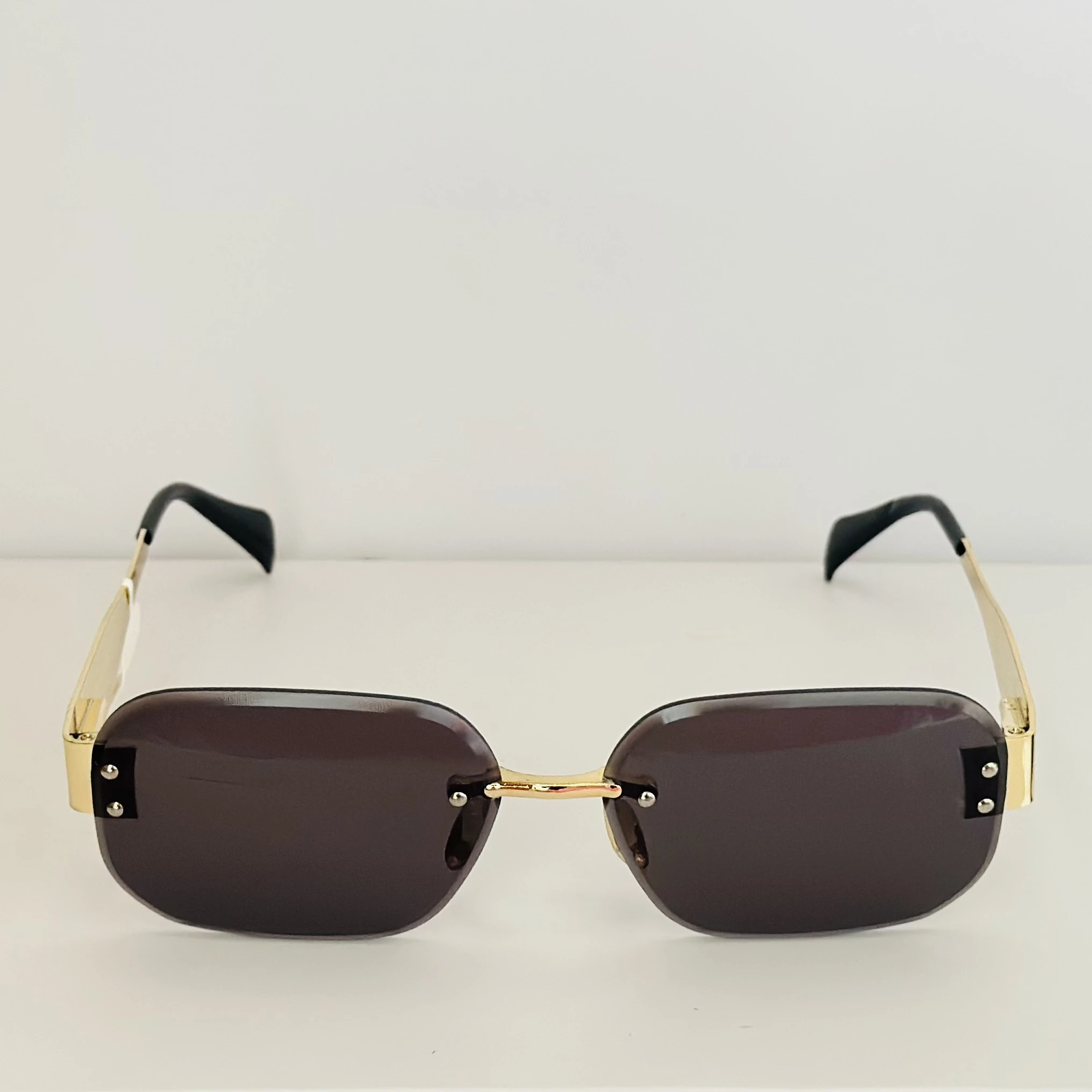 Cartier Santos de Cartier CT0460S rimless rectangular sunglasses