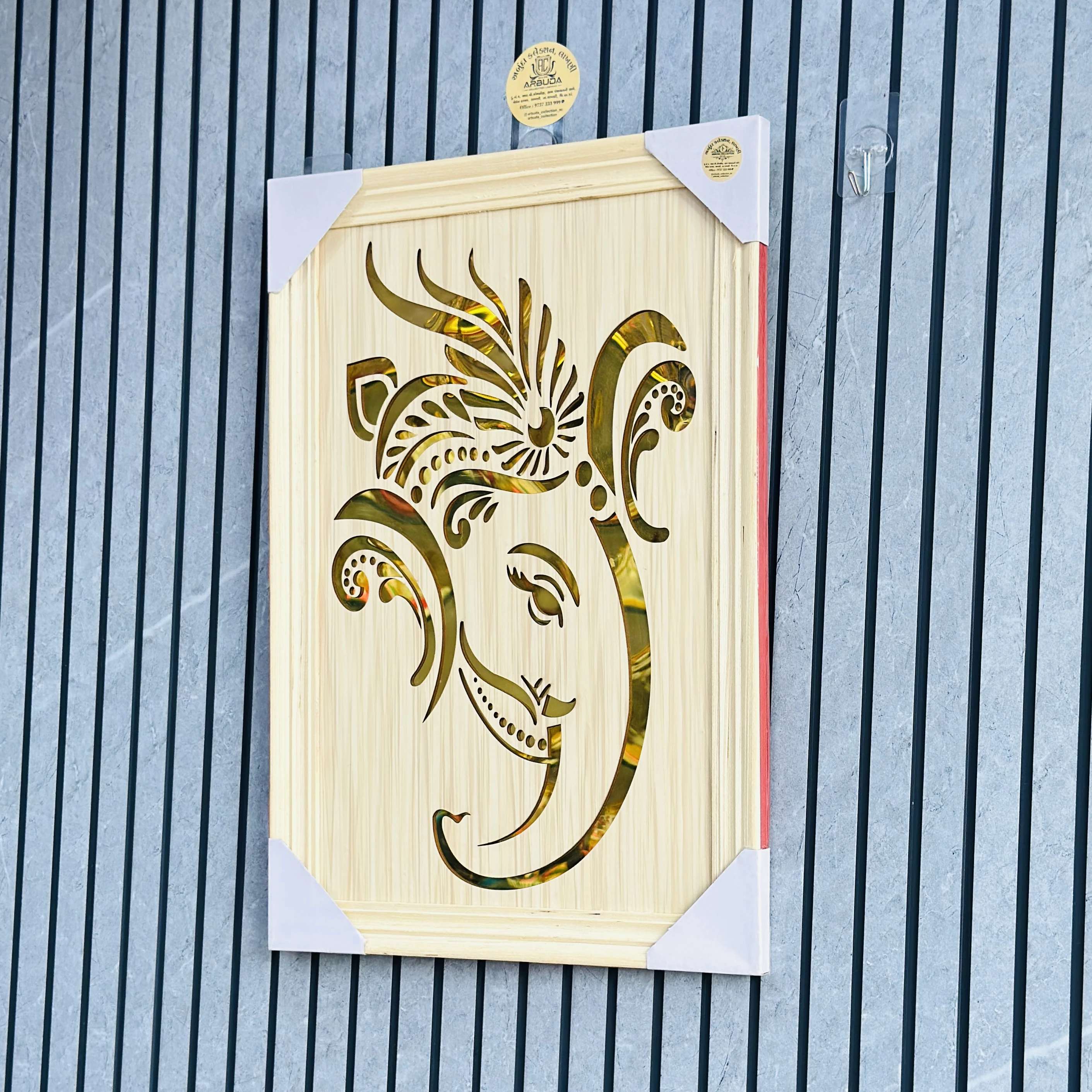 Laser -cut wooden wall art(SKU-36DSER)