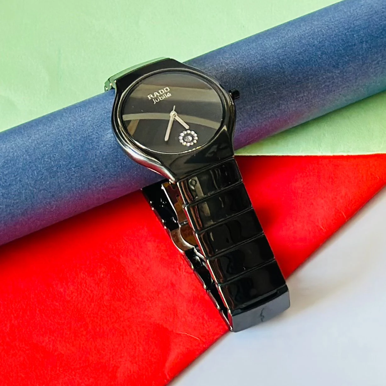 Rado integral jubile high tech black ceramic watch