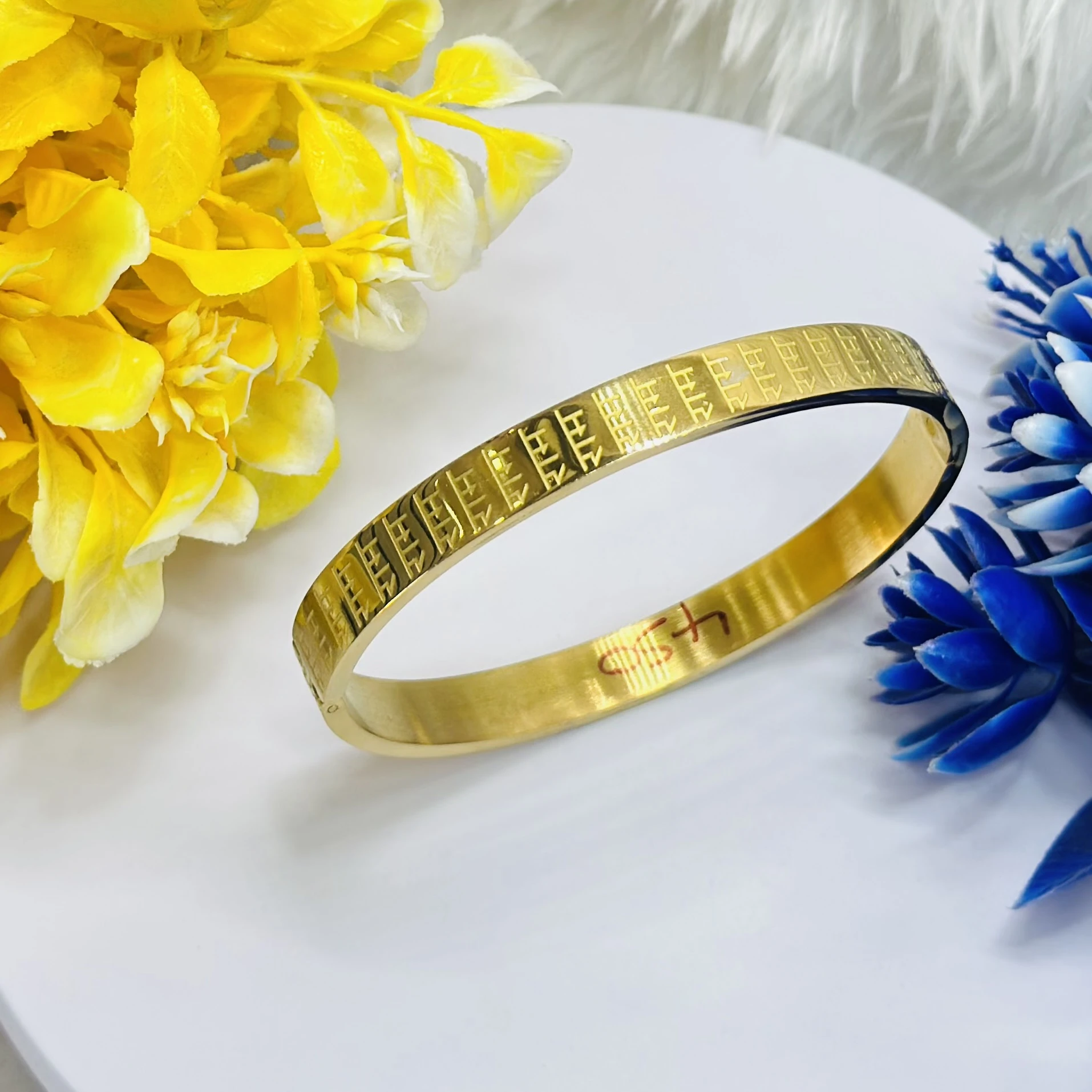 Gold plated Breslet (Kada)