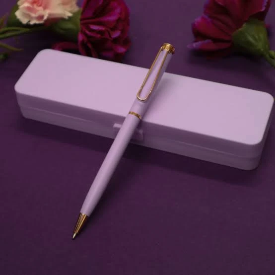 purple ballpoint pen
