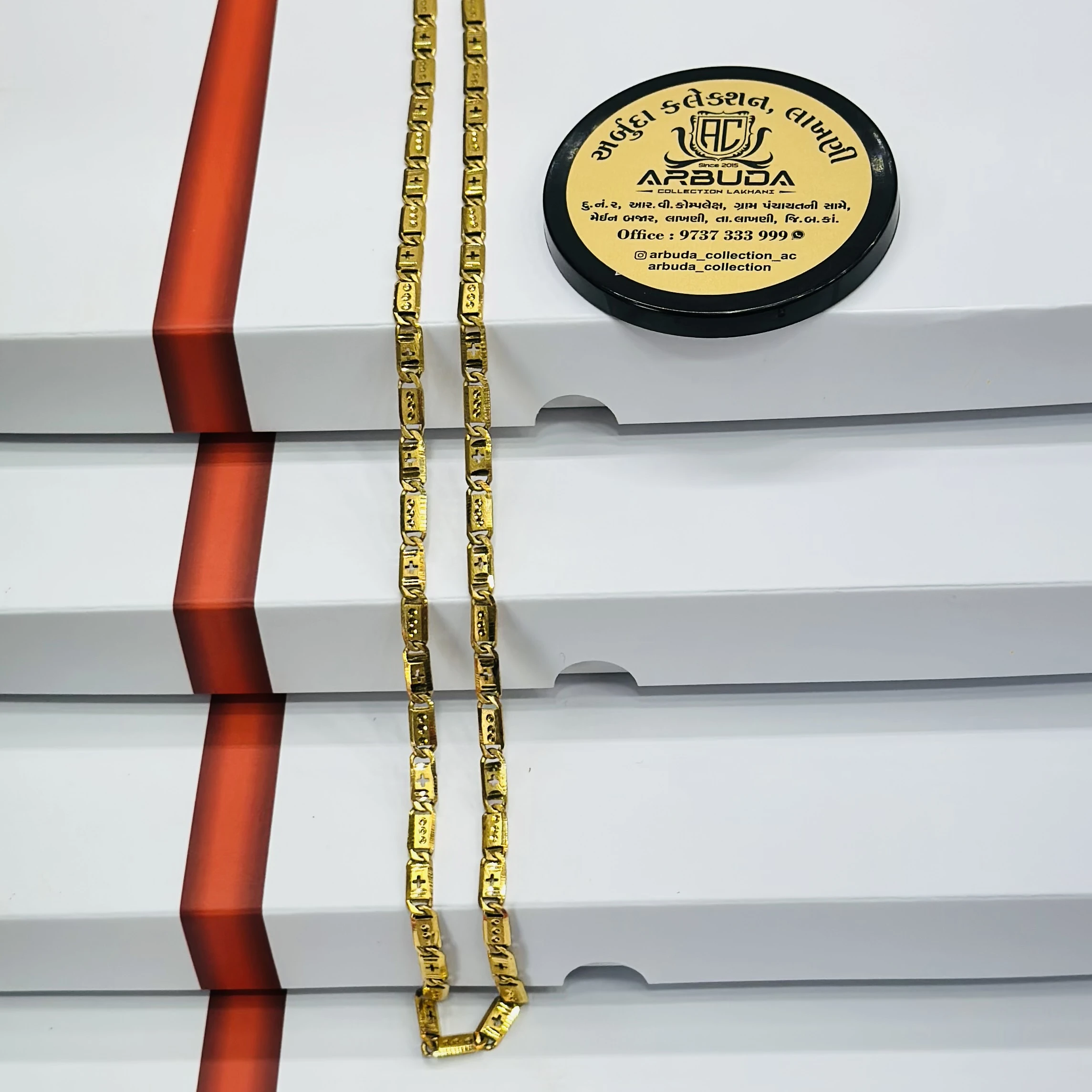Gold plated design chain