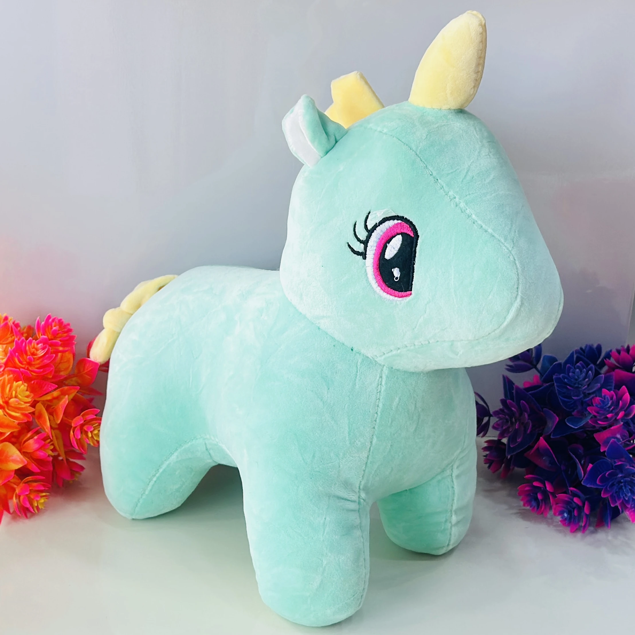 Soft stuffed unicorn plush toy