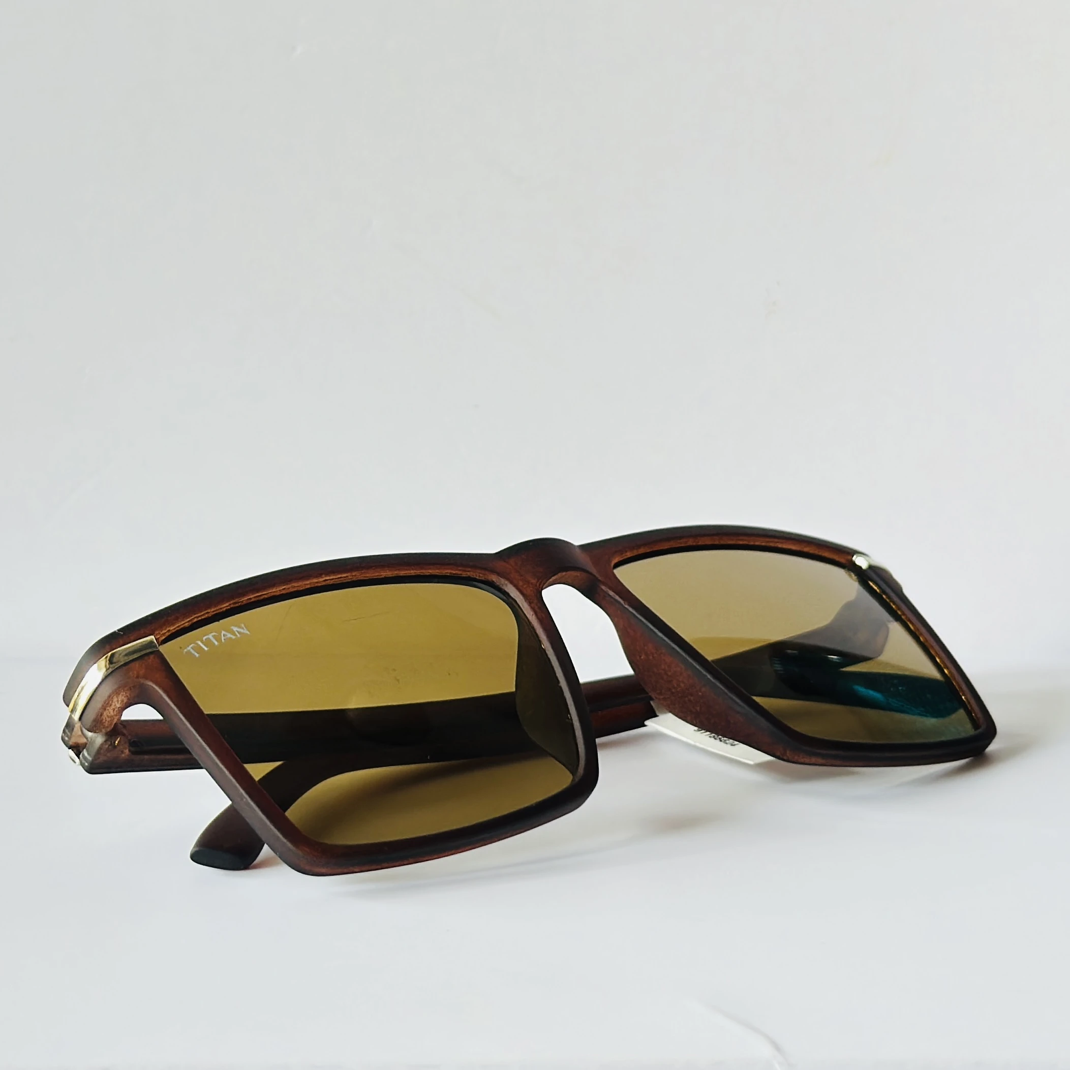 sunglasses featuring a brown frame and lenses