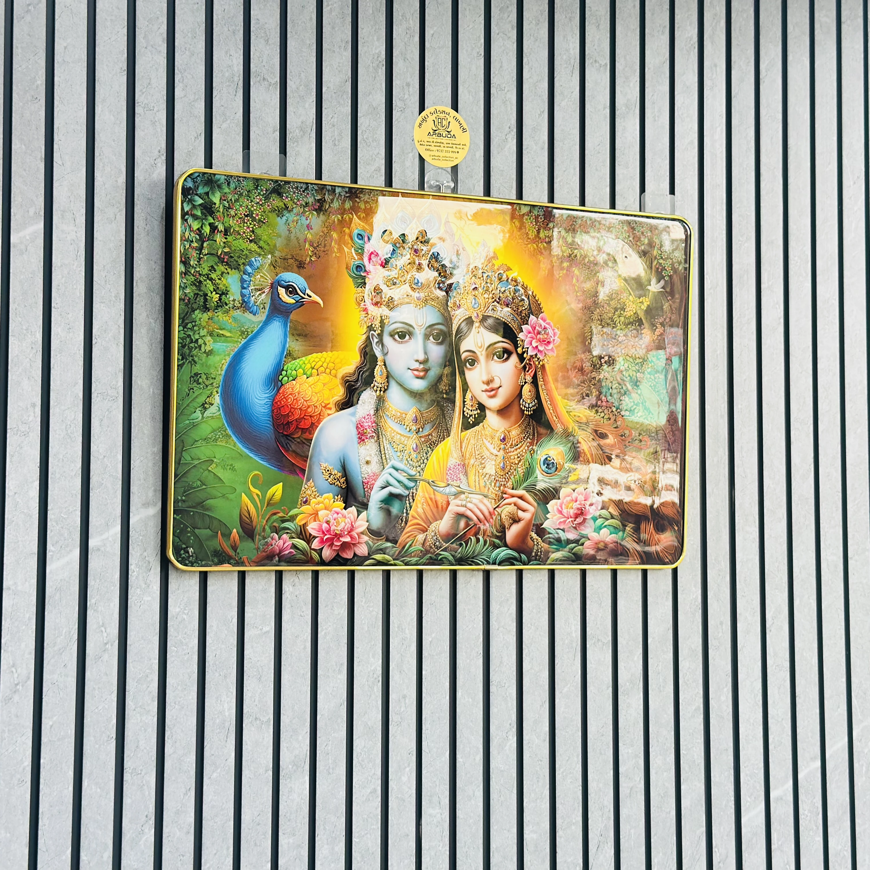 Radha Krishna bubbles crystal scenery (SKU-FZLYE5)