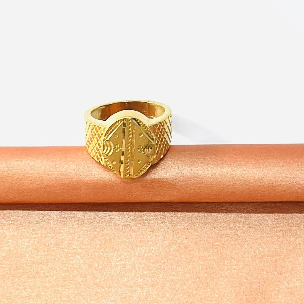 HighQuality Gold Look Finely Detailed Handmade Ring for men