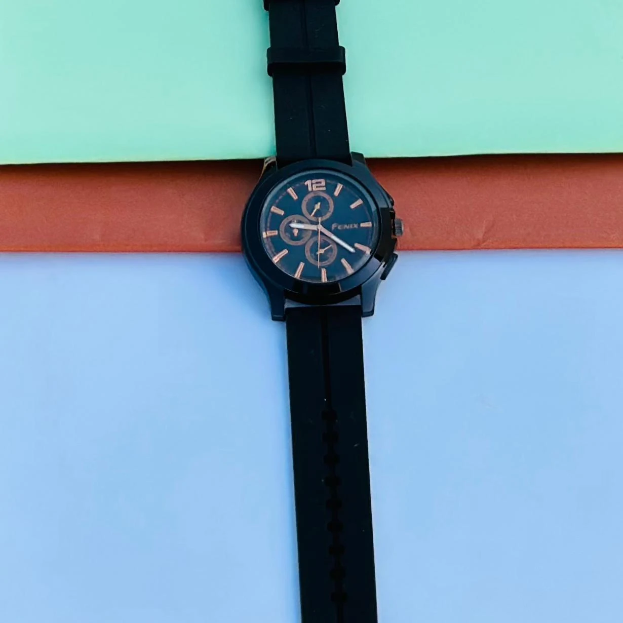 Black analog watch For man’s