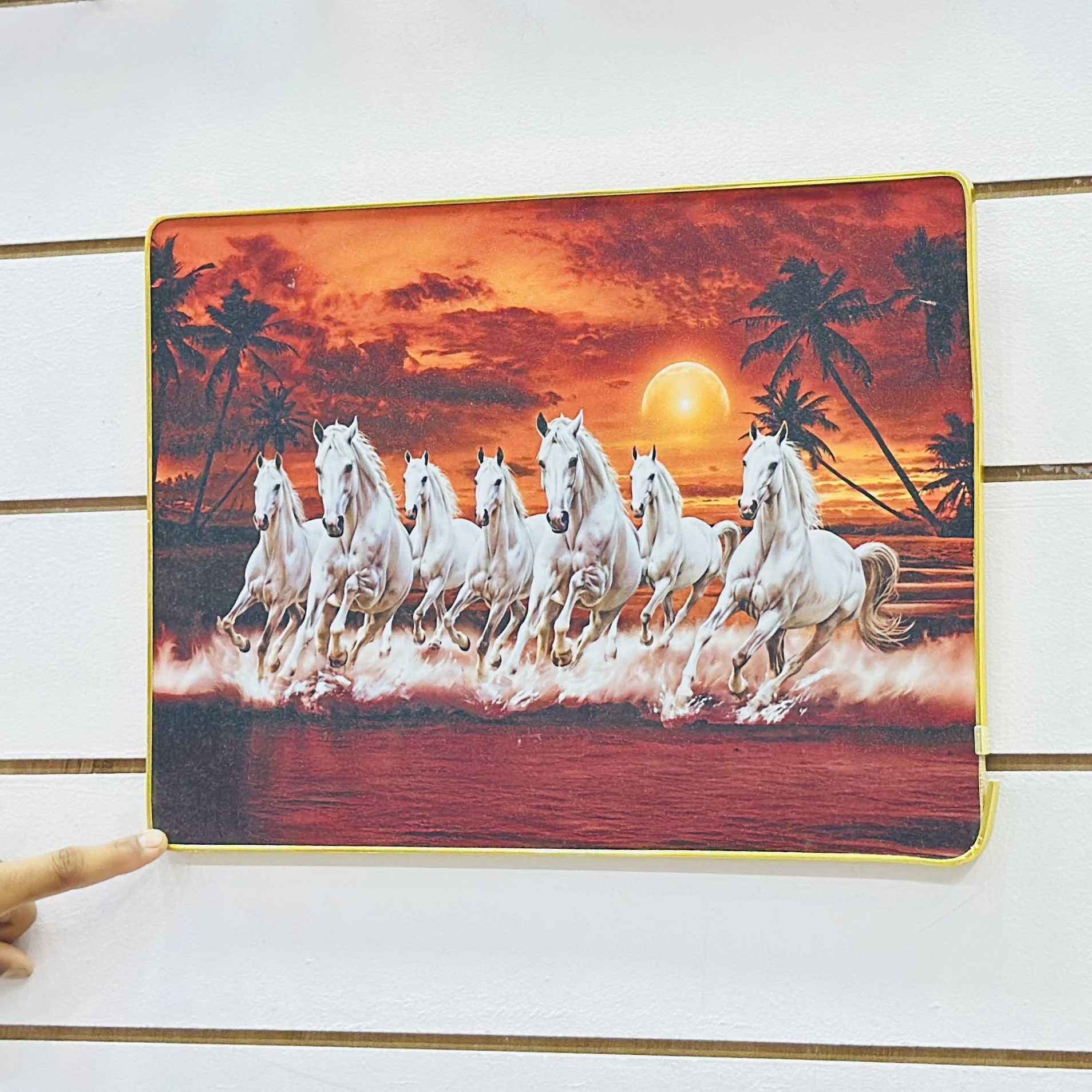 Seven Horse Vastu Painting……NQEN4E