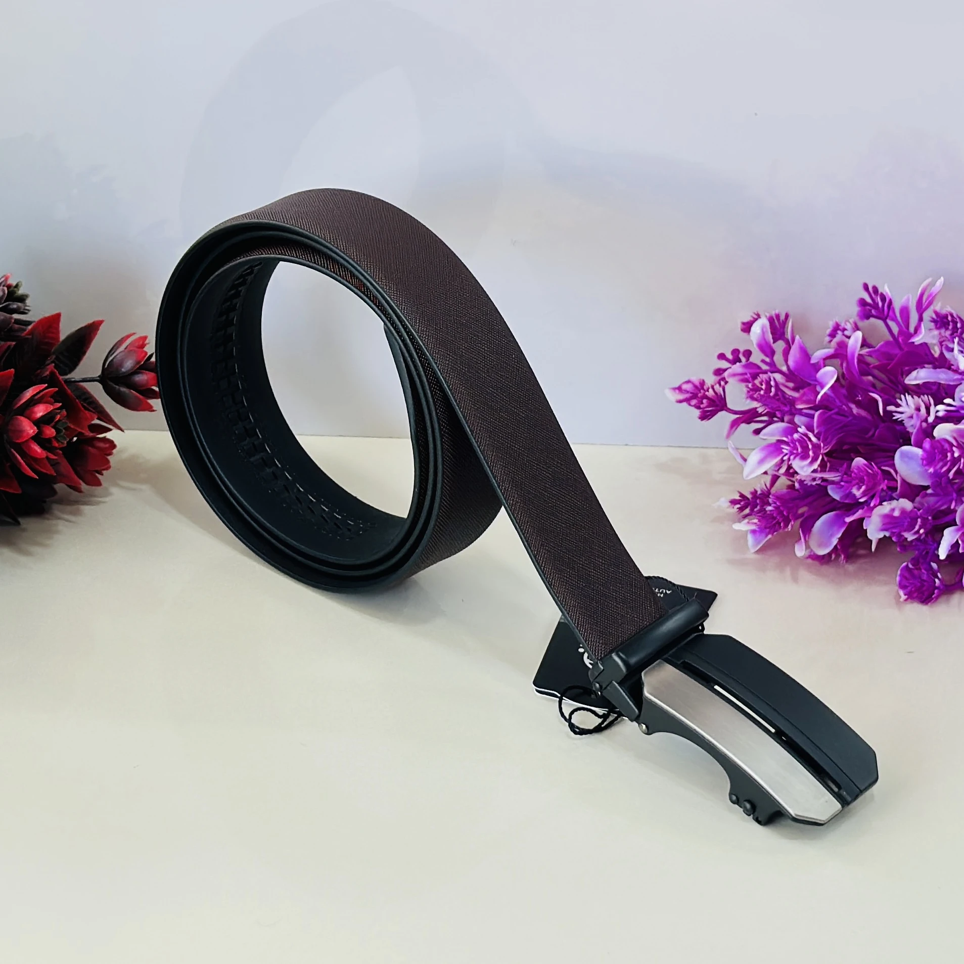 Belt is made of high quality leather