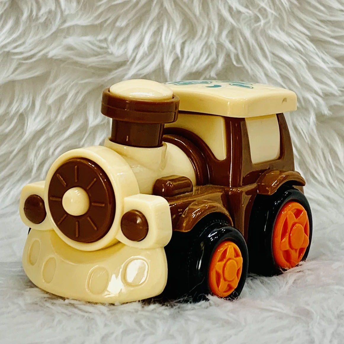 Friction Powered Toy Set of Car, Train