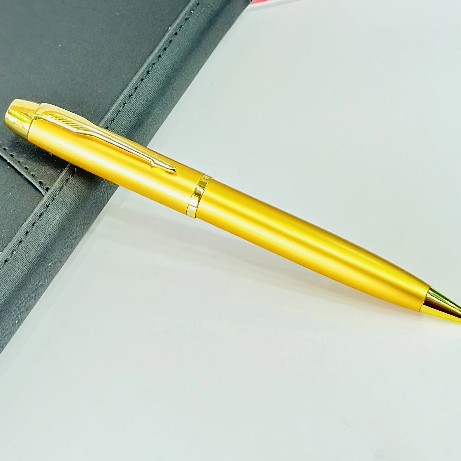 Gold colored Parker ballpoint pen