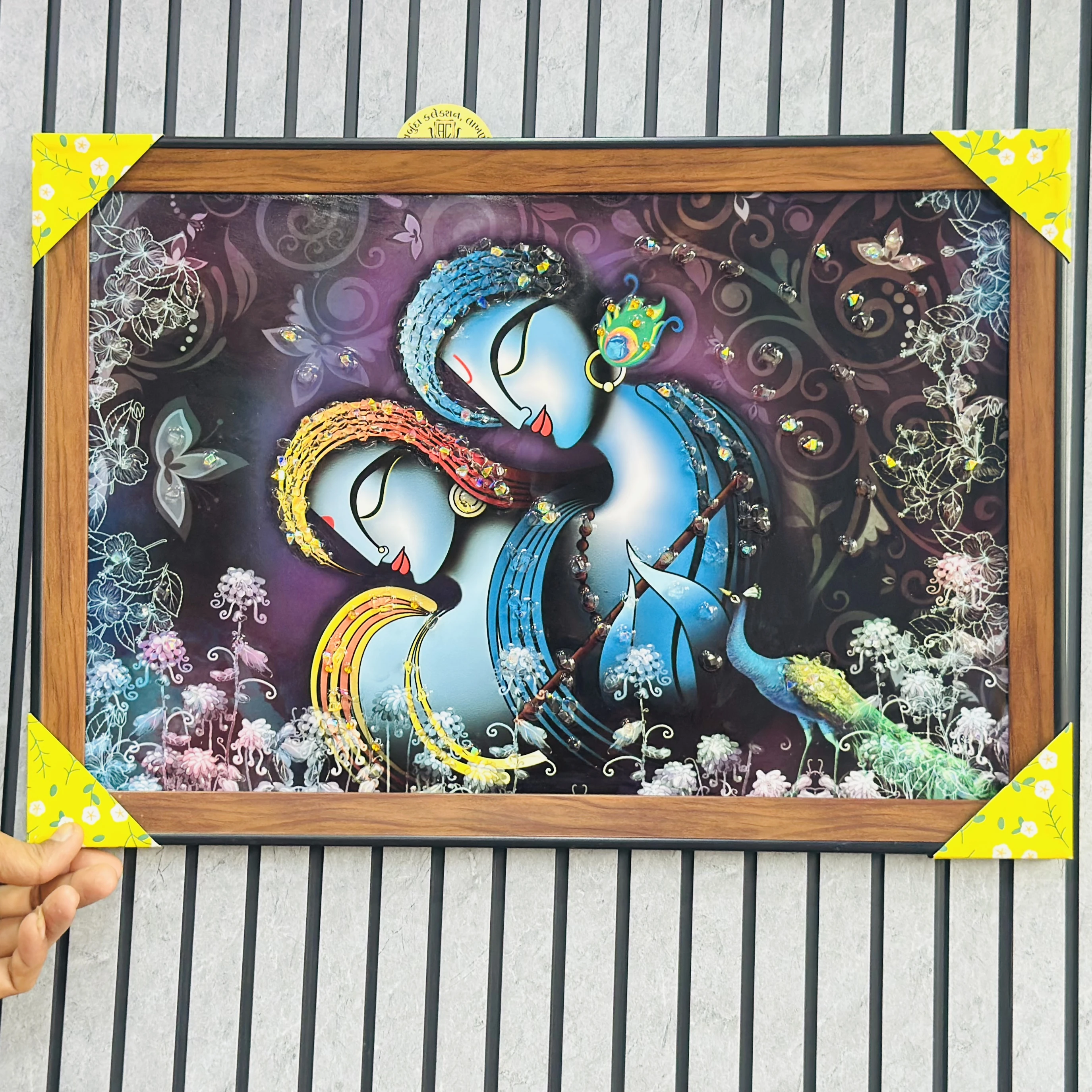 Hindu deities Radha and Krishna(SKU-BTG9UY)