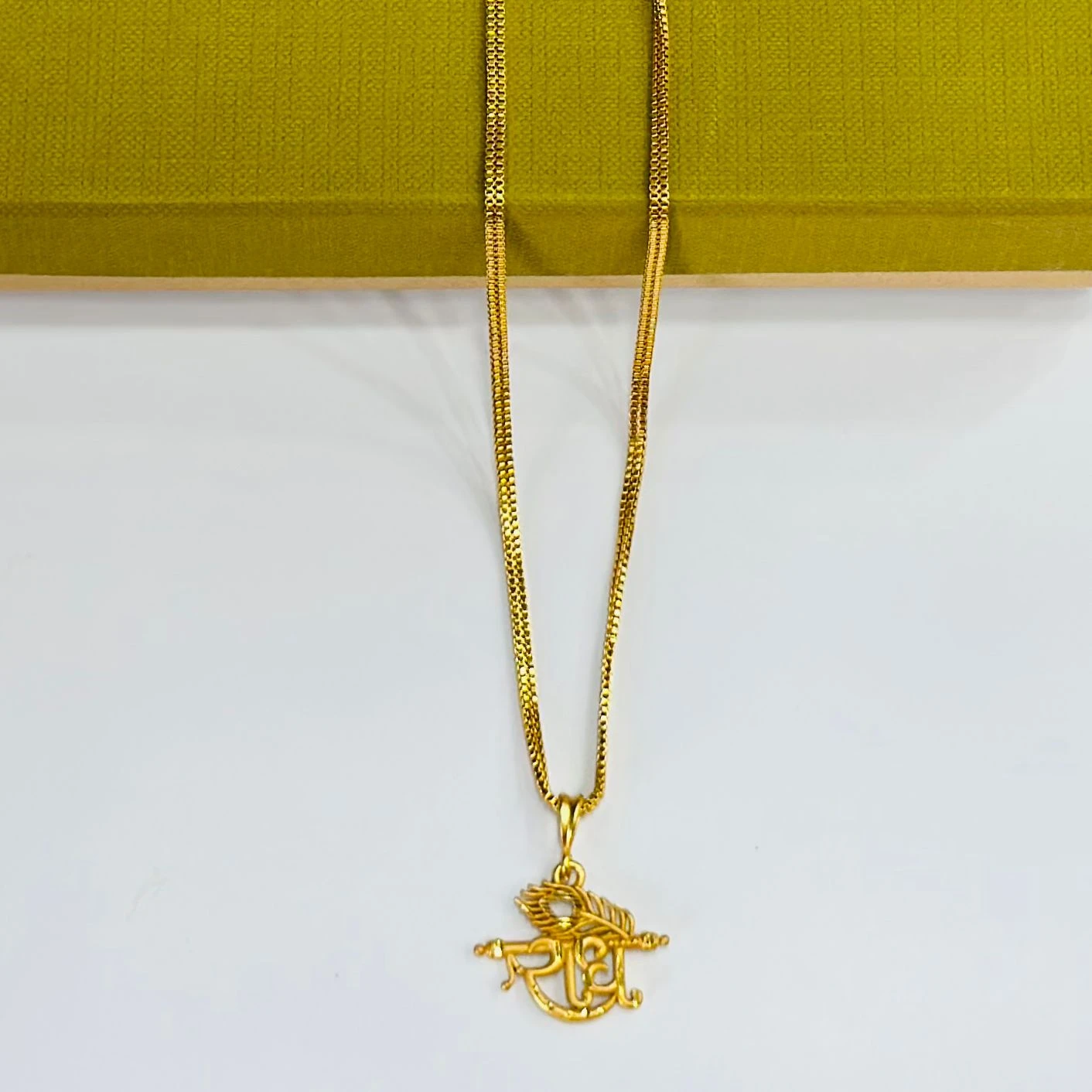 Gold plated pendant